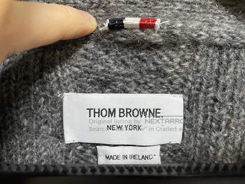 Thom Browne Thom Browne Cashmere cardigan Size US L / EU 52-54 / 3 - 2 Thumbnail