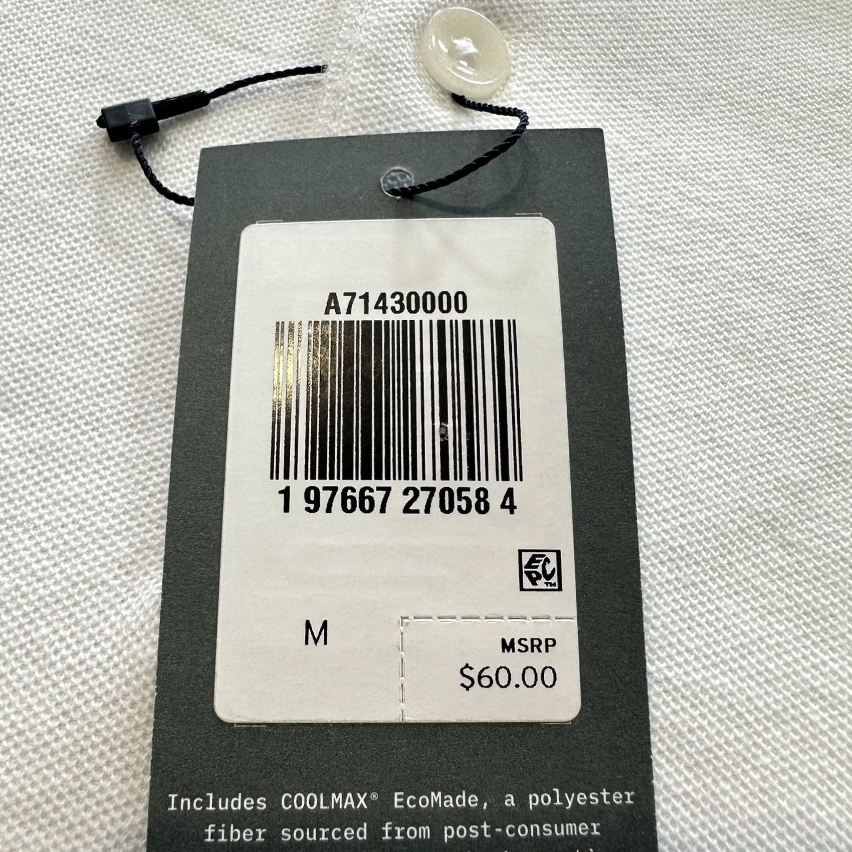 Dockers DOCKERS Polo Shirt Mens M White Tennis Pique Racquet Club Logo Shirt Size US M / EU 48-50 / 2 - 4 Thumbnail