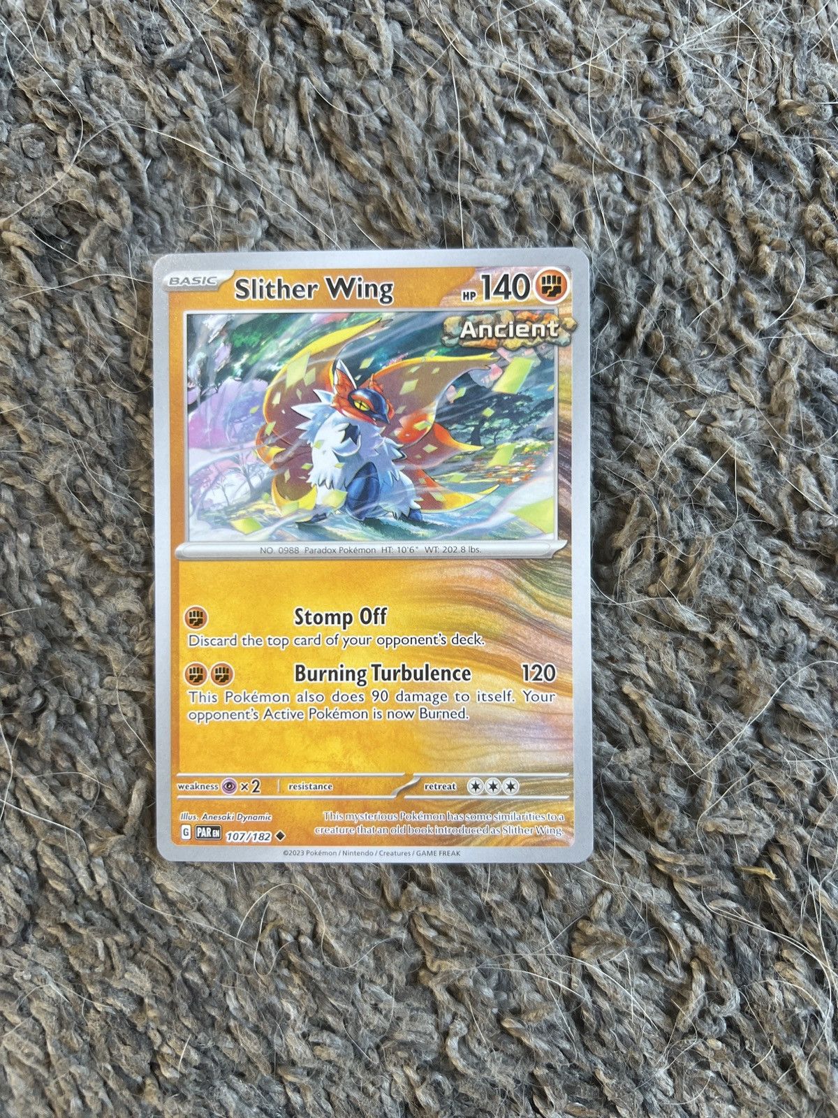 Pokemon 2023 Pokémon Slither Wing Basic Card Size ONE SIZE - 1 Thumbnail