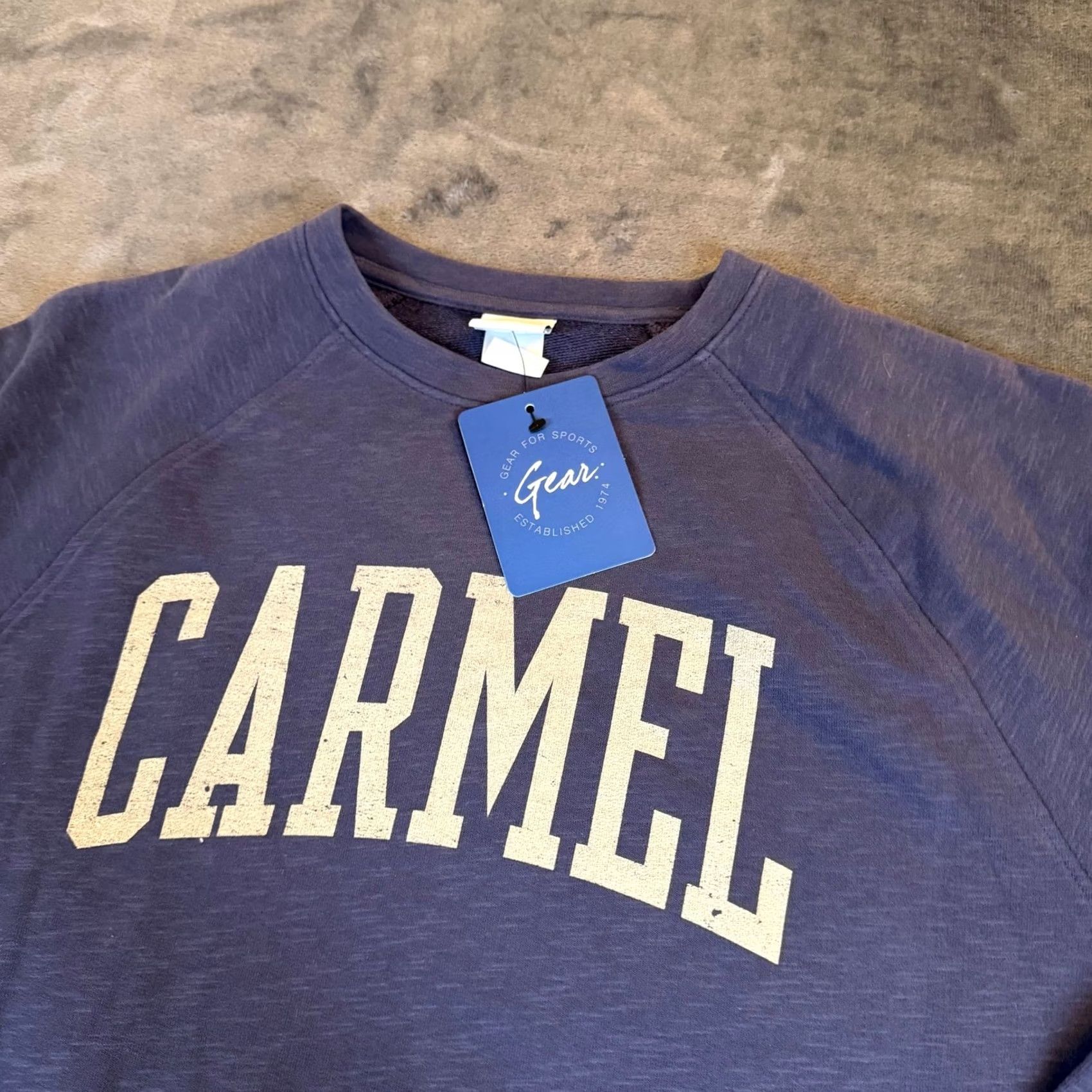 Vintage Gear For Sports Blue Crewneck Sweatshirt Mens L NWT Collegiate Pockets Graphic Print Vintage? No (adjusted) Size US L / EU 52-54 / 3 - 2 Thumbnail