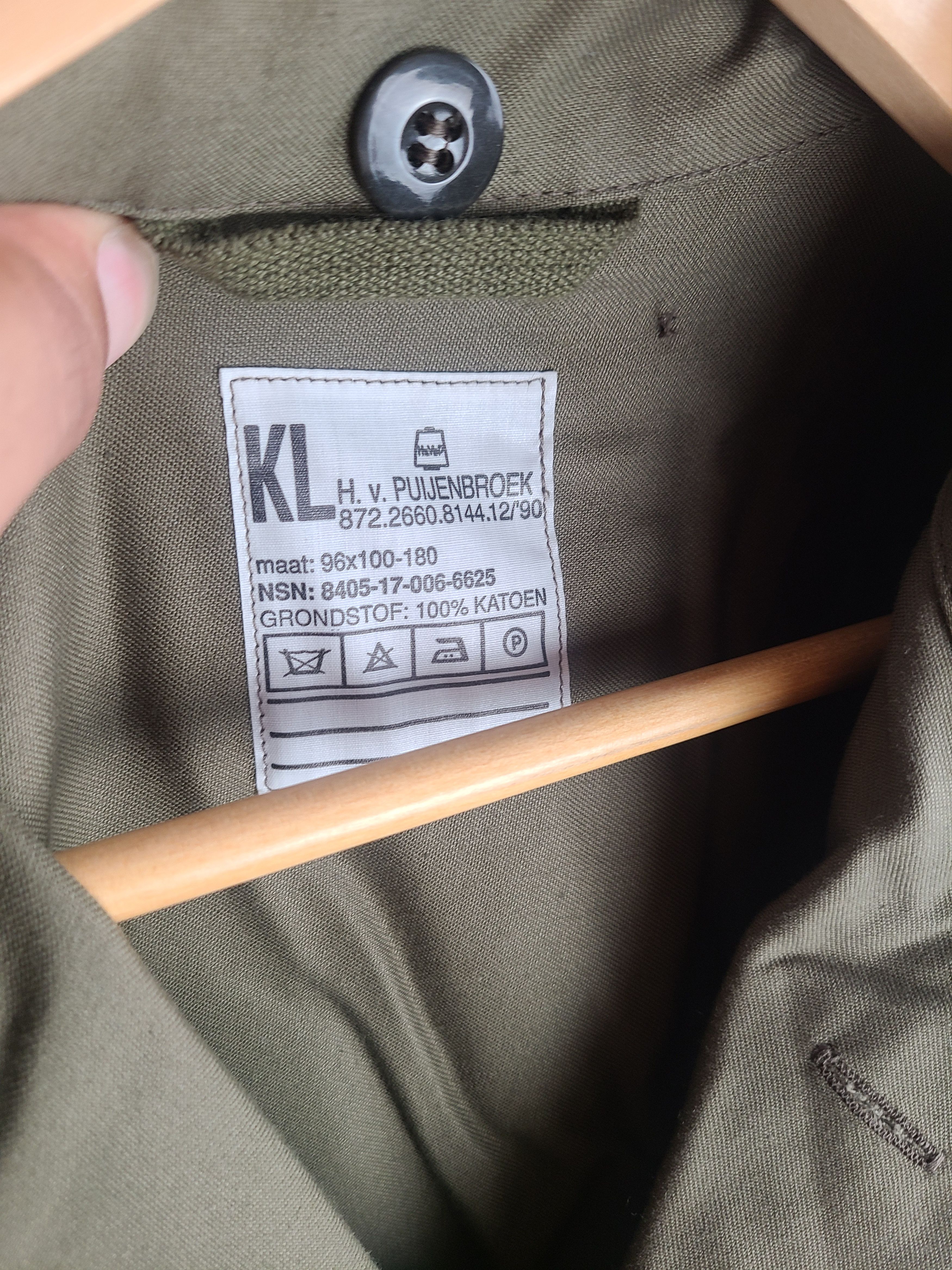 Other Puijenbroek Dutch Army NATO Combat Field Jacket Size US L / EU 52-54 / 3 - 2 Thumbnail