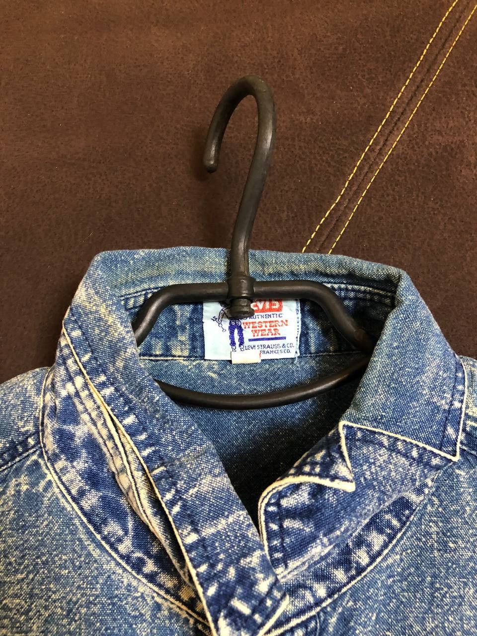 Levi's Vintage Levi's western wear double pocket denim shirt Size US XL / EU 56 / 4 - 3 Thumbnail