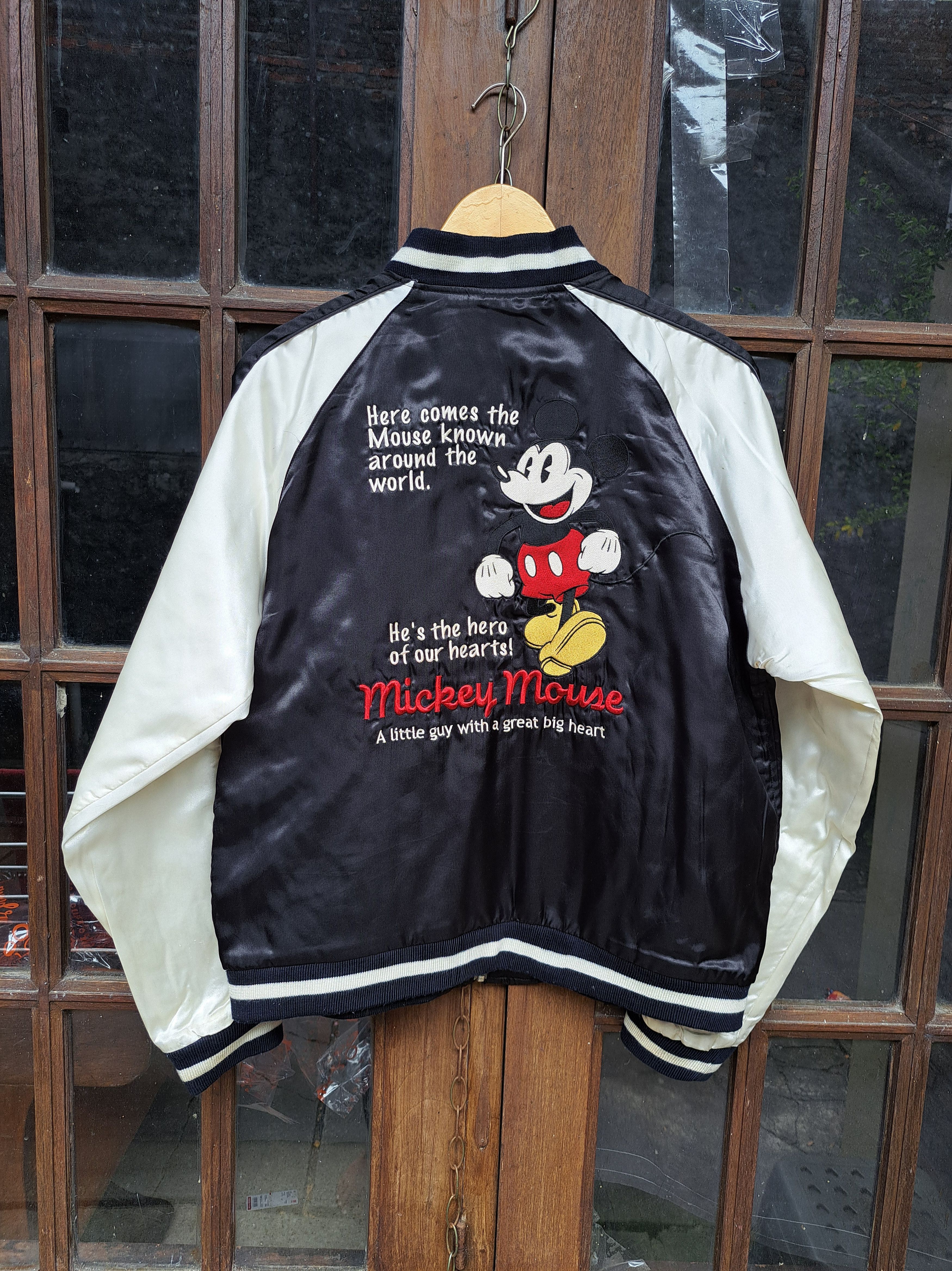 Disney Sukajan Japan Jacket Disney Mickey Mouse Bomber Jacket M Size US M / EU 48-50 / 2 - 5 Thumbnail