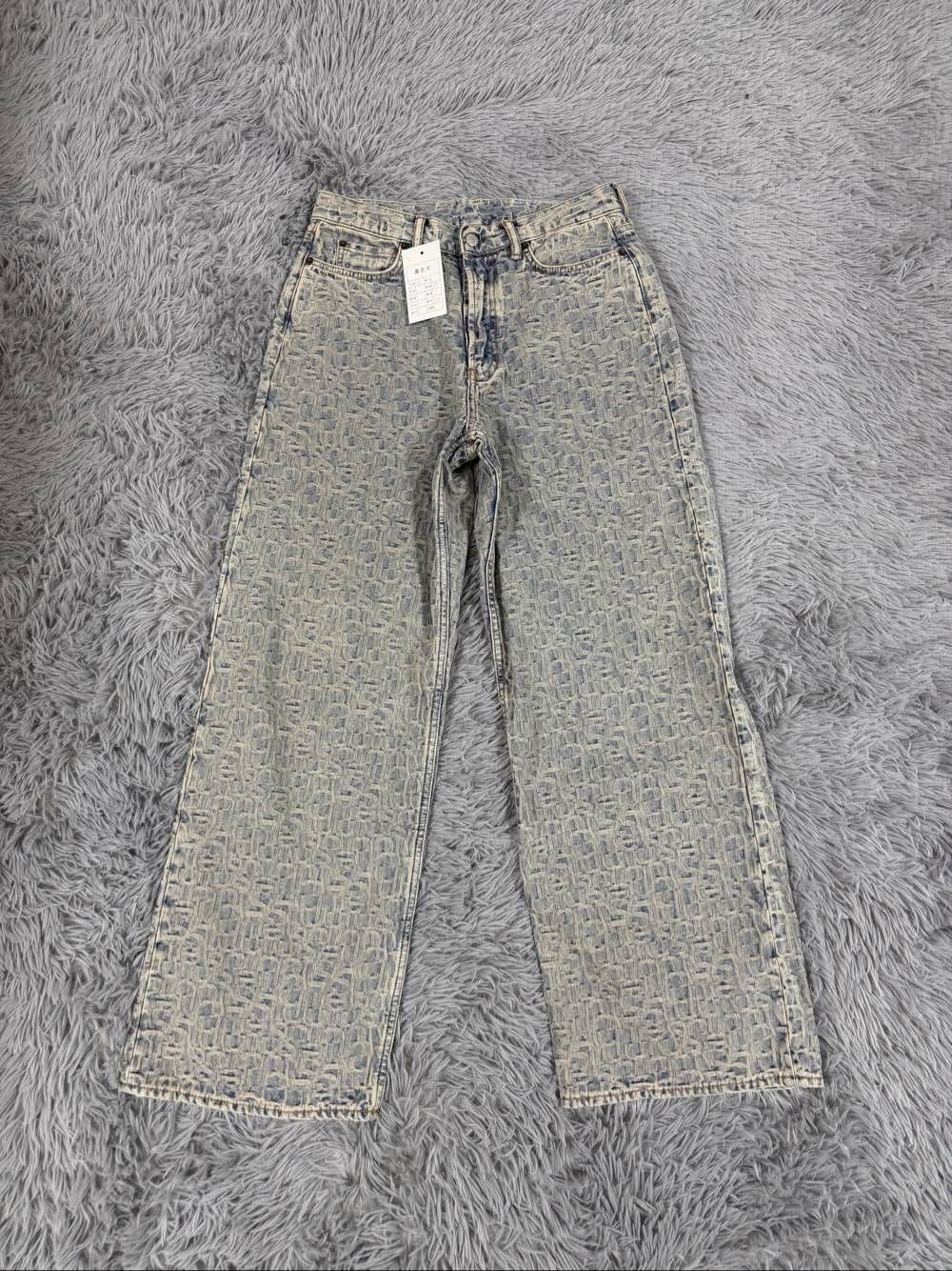 Acne Studios Acne Studios Monogram Print Jeans Size 36 Size 25" / US 0 / IT 36 - 1 Thumbnail