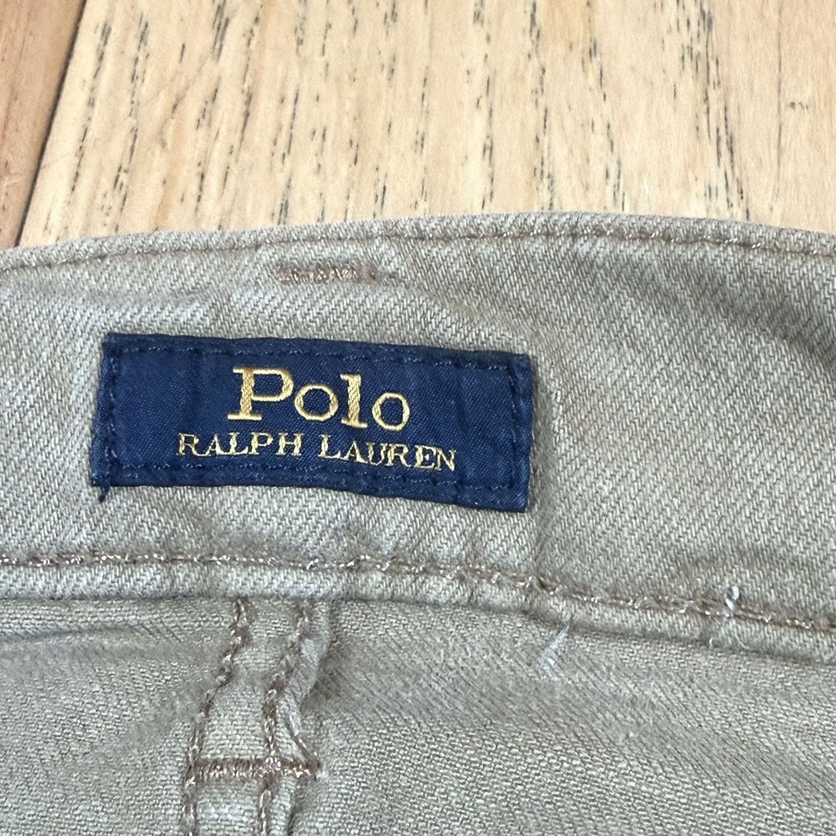 Polo Ralph Lauren Polo Ralph Lauren Jeans Slim Straight 36x30 Mens Khaki Brown Brown Varick Slim Straight 36 Inseam 30 Mens Jeans Size US M / EU 48-50 / 2 - 5 Thumbnail