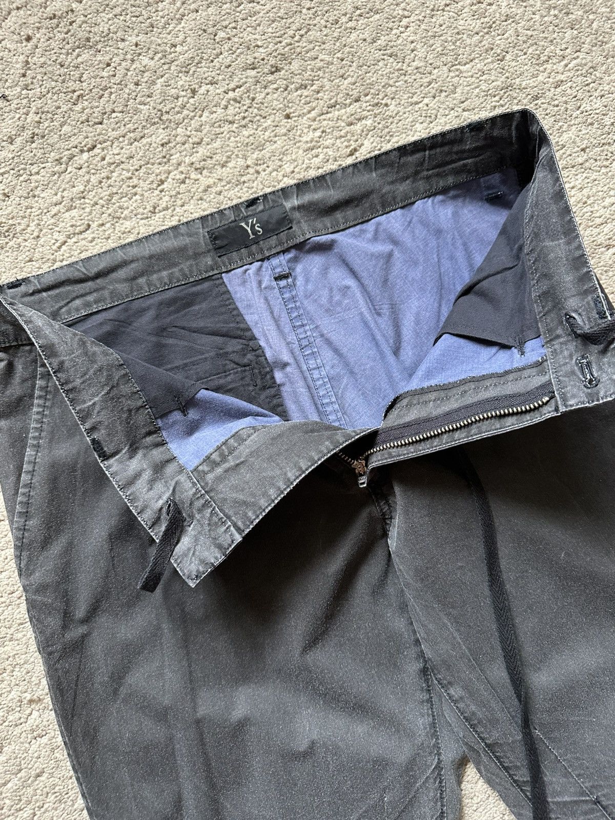 Yohji Yamamoto SS2003 Yohji Yamamoto Y’s Ankle Length Faded Pant Size US 30 / EU 46 - 4 Thumbnail
