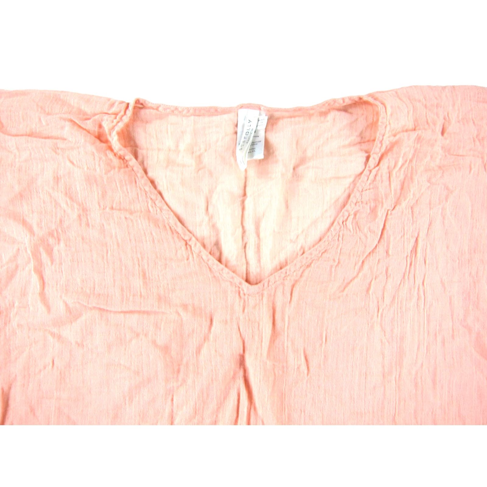 Vintage Seafolly Amnesia Kaftan 100% Cotton Pink Beach Cover-Up Dress One Size Size ONE SIZE - 4 Thumbnail
