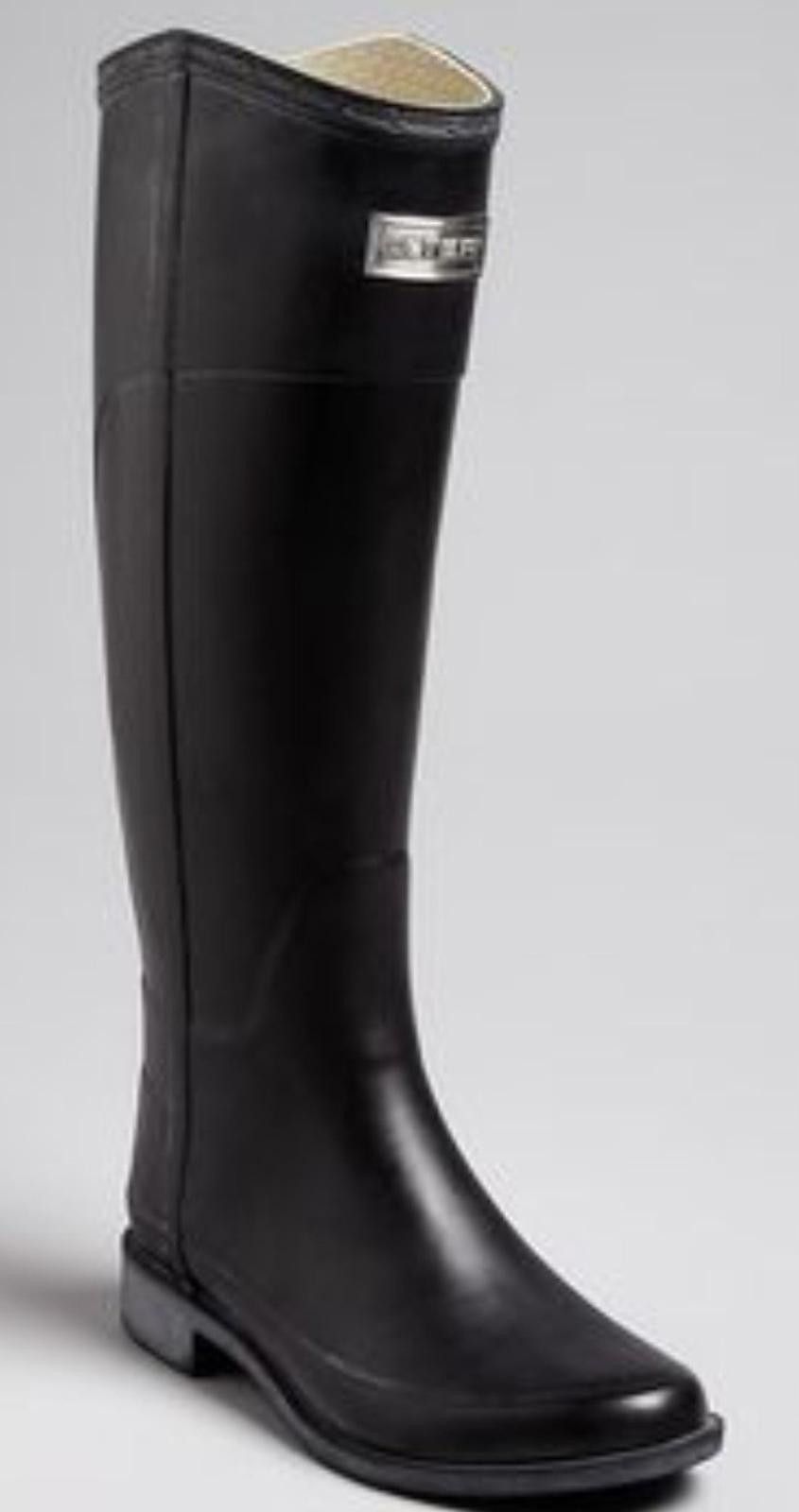 Hunter Hunter Cece Metallic Logo Rain Boots US 9M/10F UK8 EU42 Size US 10 / IT 40 - 1 Thumbnail
