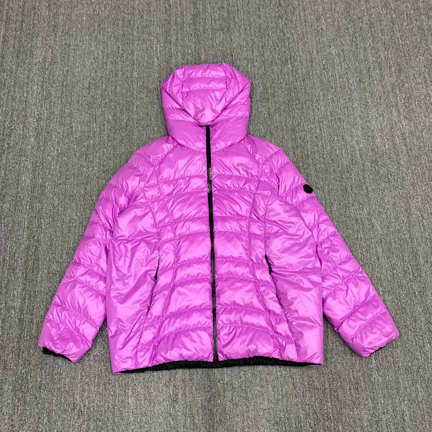 Moncler Moncler Narlay puffer purple lining logo Size L / US 10 / IT 46 - 1 Thumbnail