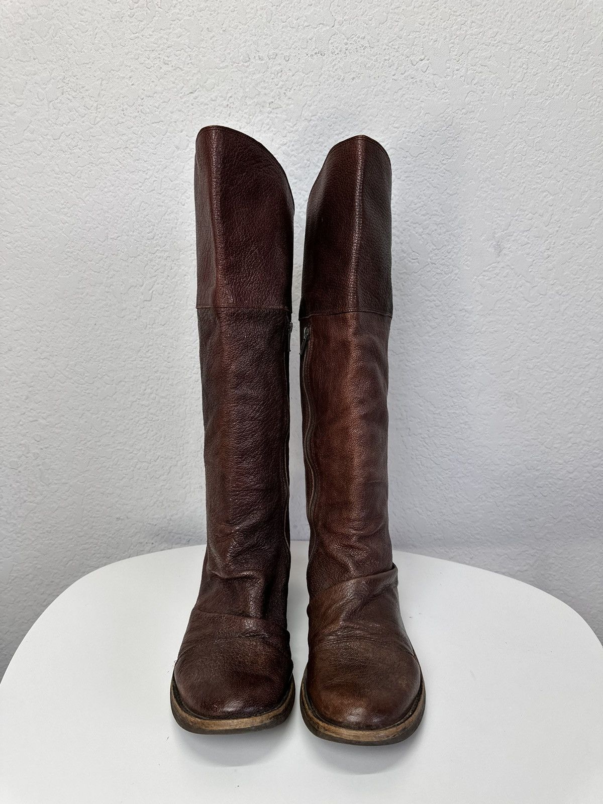If Six Was Nine Leather Boots HandMade Italian Rick owens Style As 98 Rare Size US 9 / IT 39 - 2 Thumbnail