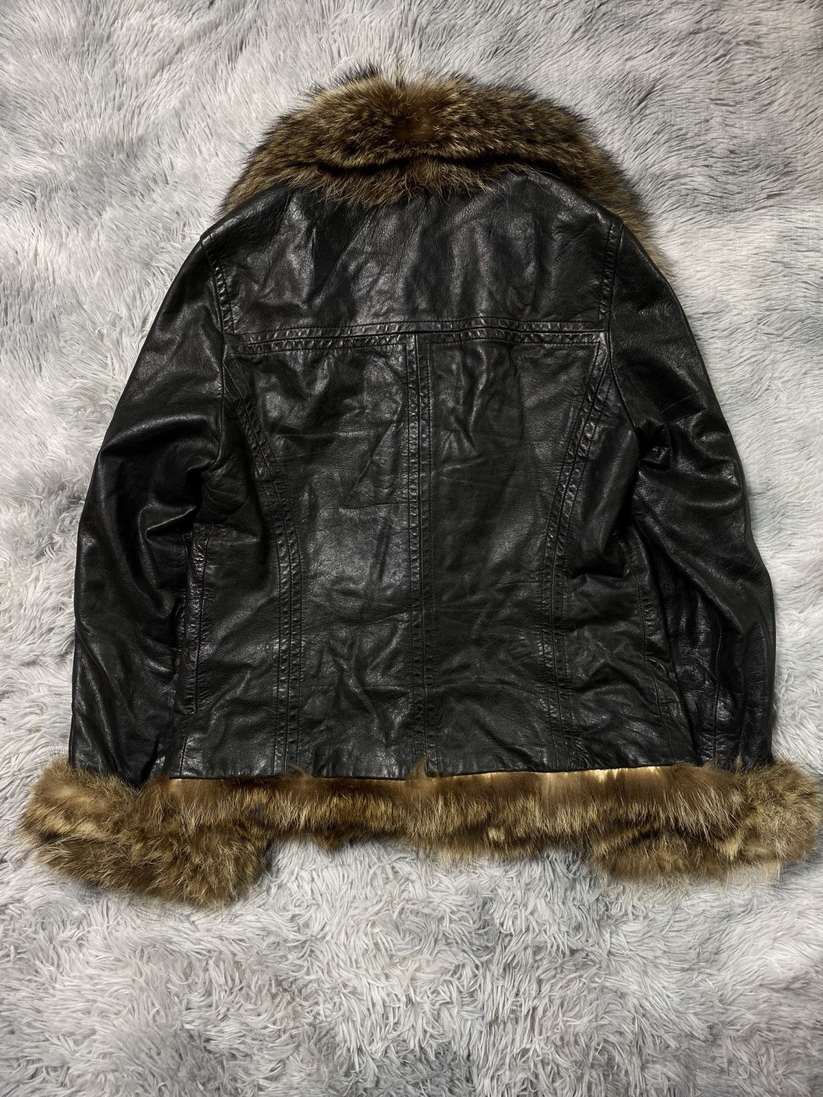 Dolce & Gabbana × Leather × Vintage Dolce & Gabbana Shearling Leather Jacket | Japanese Brand Size M / US 6-8 / IT 42-44 - 6 Thumbnail