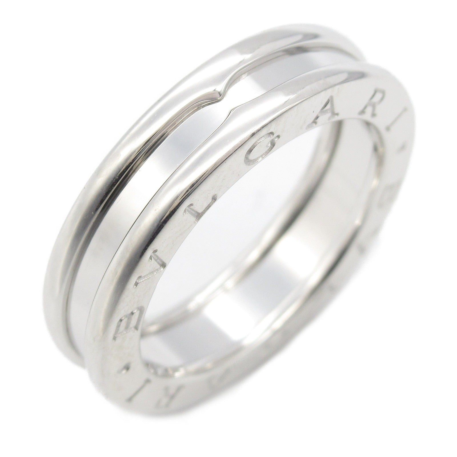 Bvlgari Bvlgari B Zero One Ring 1Belt K18Wg (White Gold) Silver Size ONE SIZE - 1 Thumbnail