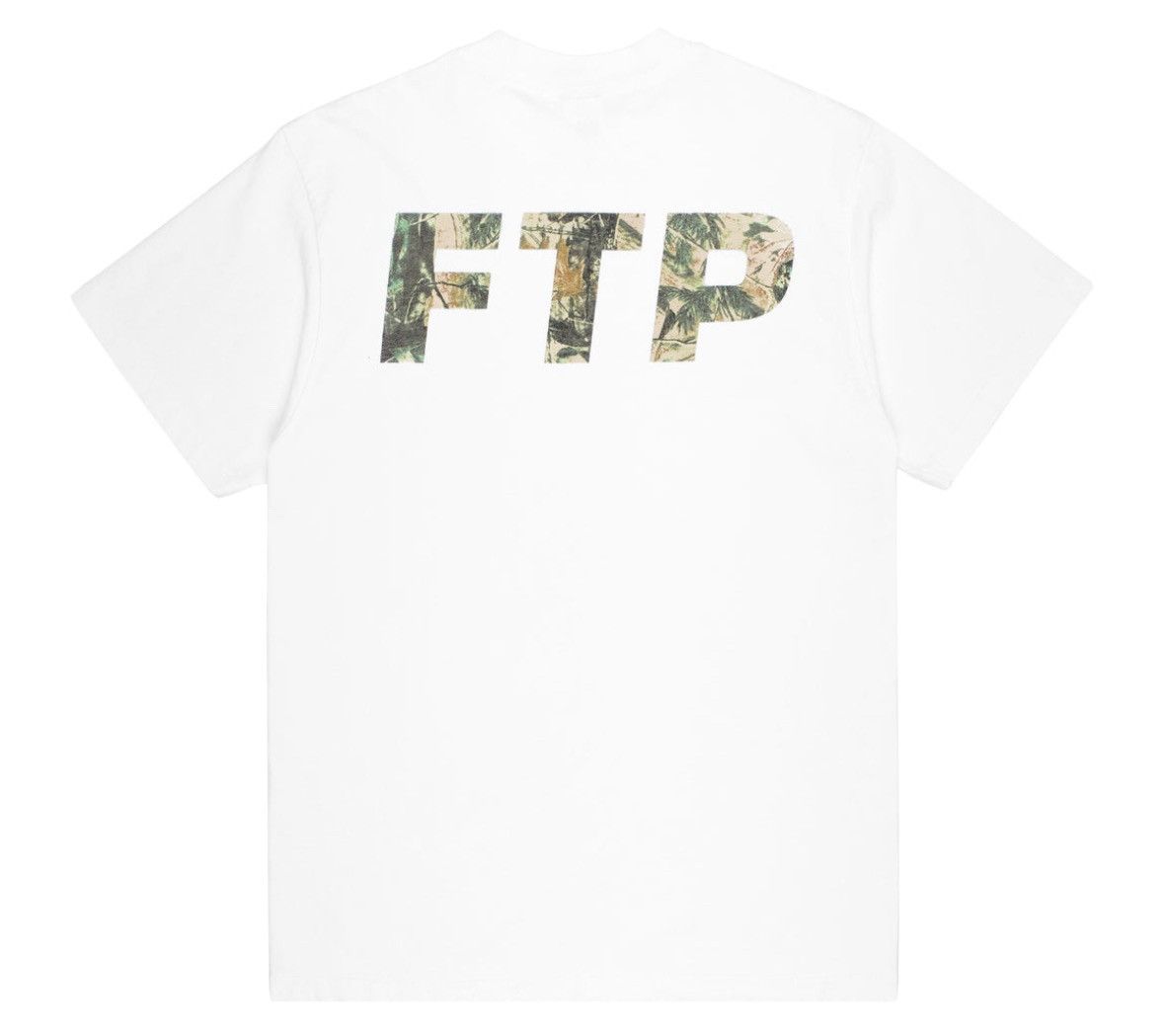 Fuck The Population × G59 Records TREE CAMO LOGO TEE(WHITE) - Large Size US L / EU 52-54 / 3 - 2 Thumbnail