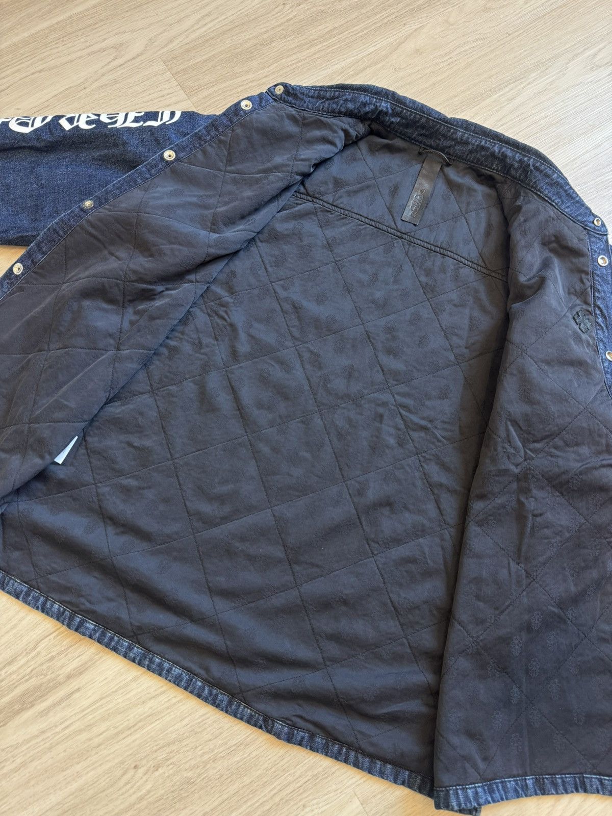 Chrome Hearts Chrome Hearts Work’n Denim Lucky Patch Padded Shirt Size US L / EU 52-54 / 3 - 11 Thumbnail