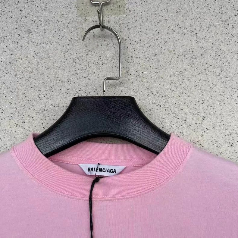 Balenciaga Balenciaga Pink seven-language short sleeve m size Size US M / EU 48-50 / 2 - 2 Thumbnail