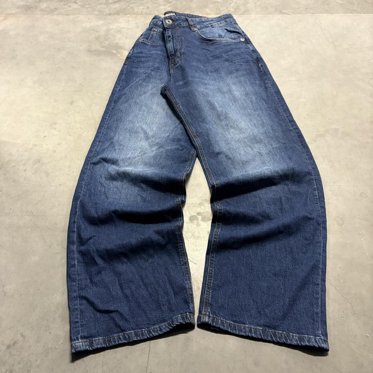 Vintage Crazy Vintage Y2K/2000s Baggy Wideleg Dark Blue Wash Streetwear Denim Jeans! Size US 36 / EU 52 - 3 Thumbnail