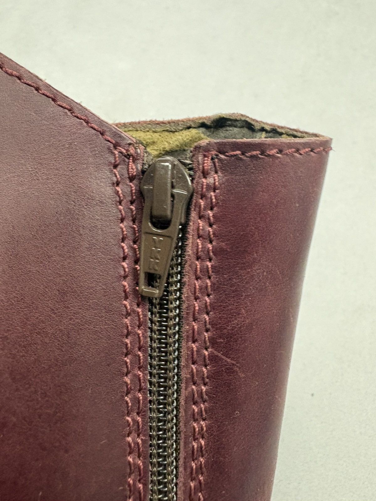 Fly London Fly London Mes II Leather Buckle Boots Burgundy Mid Calf 37 Size US 7 / IT 37 - 14 Thumbnail
