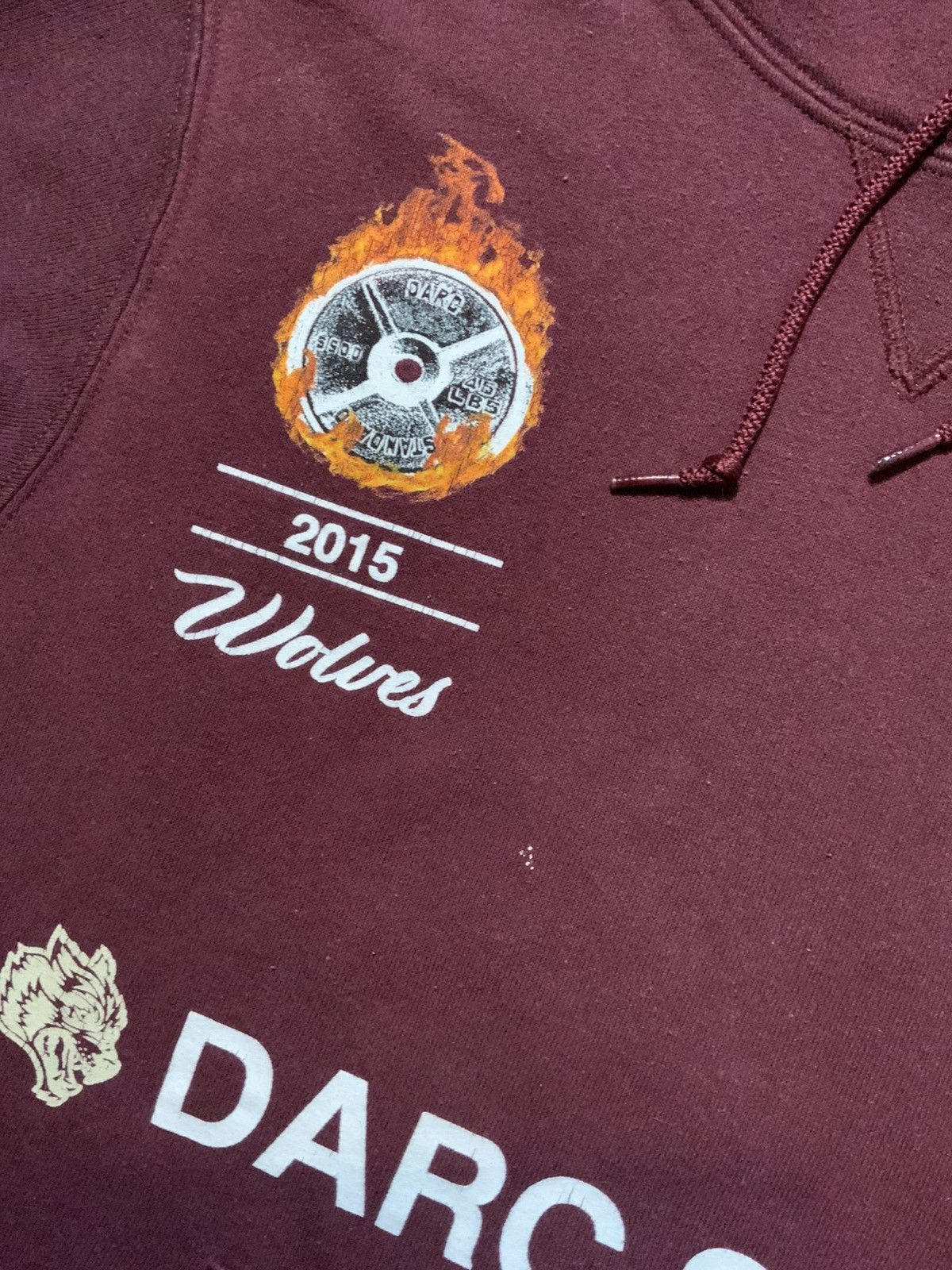 Darc Sport × Russell Athletic Darc Sport Russell Athletic SSDD Flames Wolves Hoodie Size US M / EU 48-50 / 2 - 6 Thumbnail