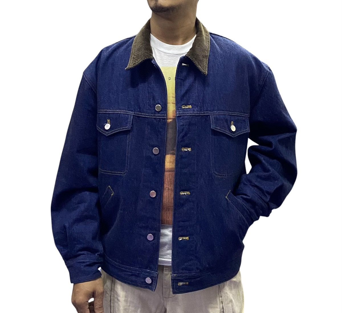 Comme des Garcons Rare🔥Vintage Comme Des Garçons Homme Denim Jacket Size US M / EU 48-50 / 2 - 1 Thumbnail