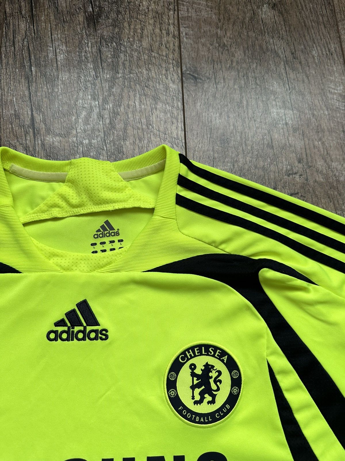 Adidas 2007/08 Adidas Chelsea FC Third Kit Football Jersey Size US L / EU 52-54 / 3 - 10 Thumbnail