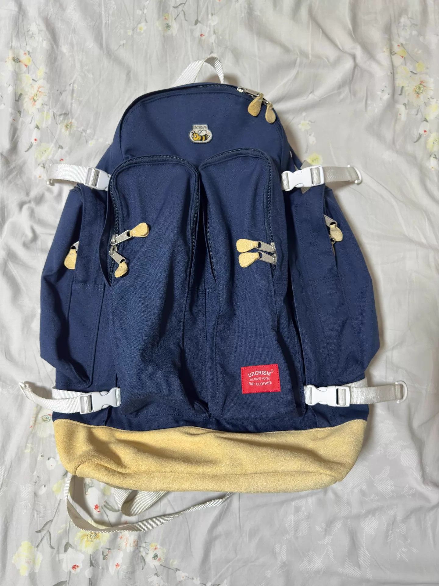 Undercover Undercover Navy Multi-Pocket Embroidered Bee Backpack Size ONE SIZE - 1 Thumbnail