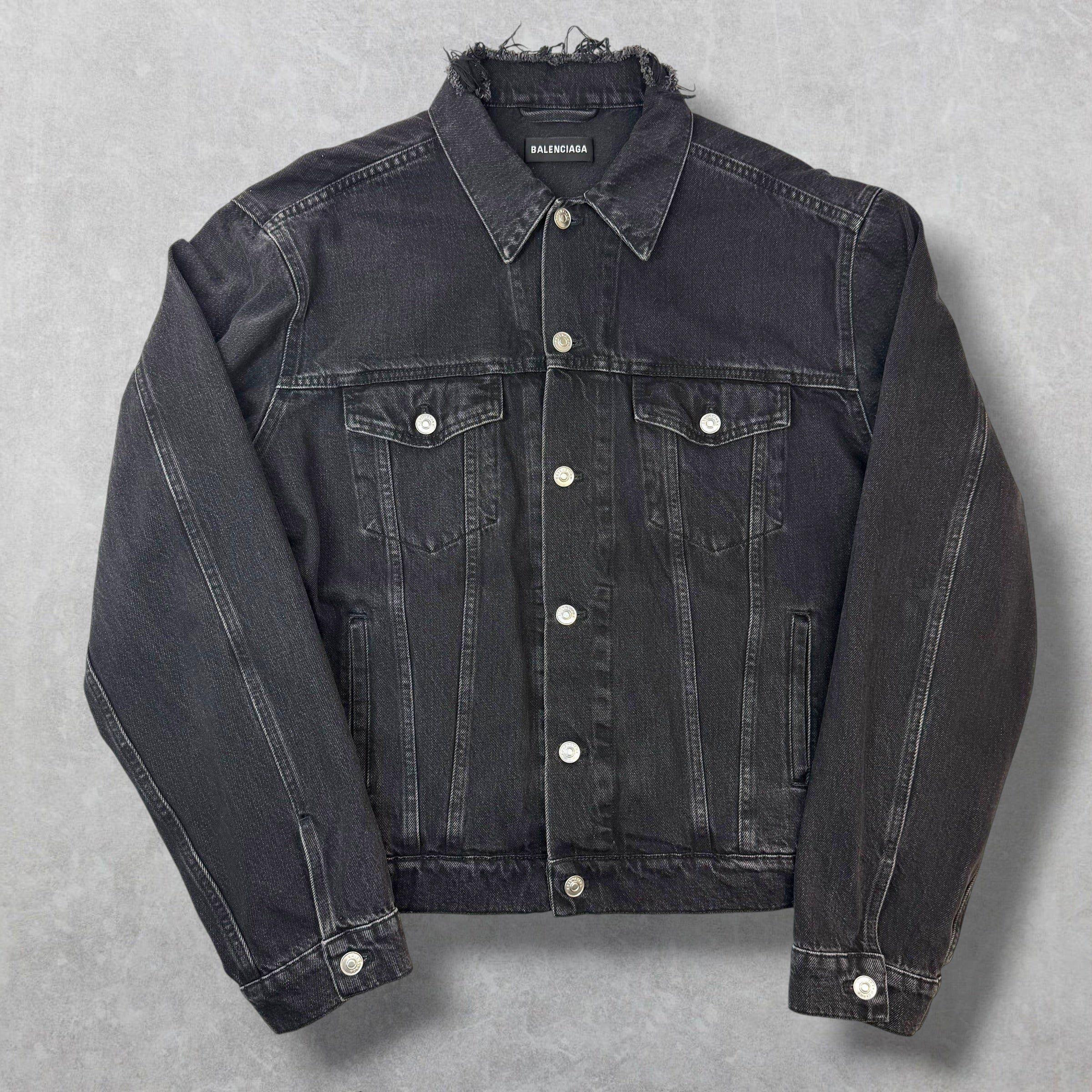 Balenciaga Balenciaga Embroidered Political Logo Denim Jacket 54 (L) Size US L / EU 52-54 / 3 - 2 Thumbnail