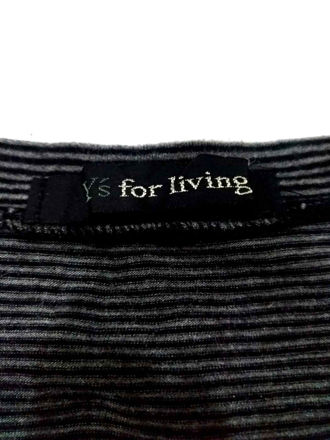 Yohji Yamamoto Rare! Y's For Living by Yohji Yamamoto Striped L/Sleeve Size S / US 4 / IT 40 - 6 Thumbnail