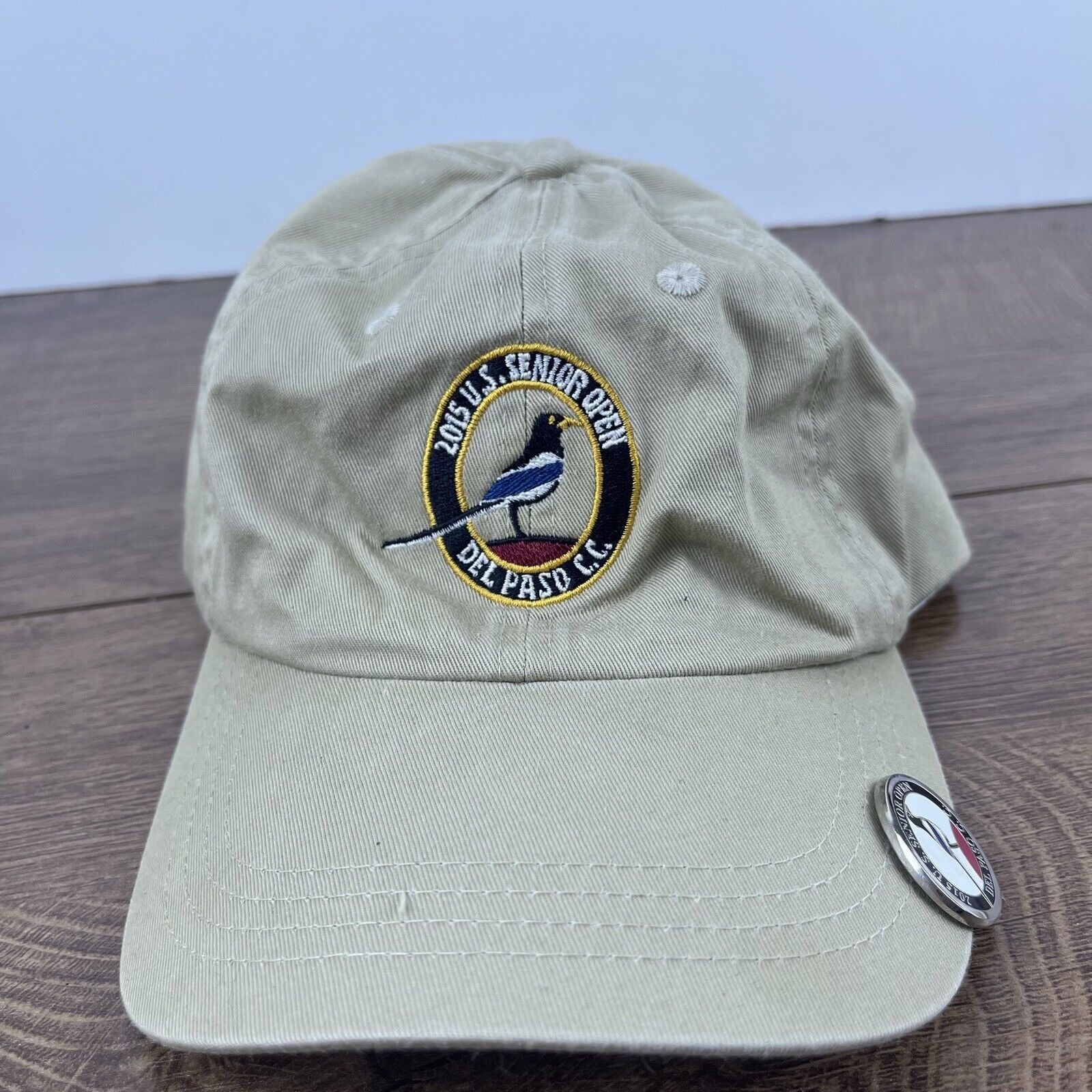 Other 2015 US Senior Open Hat Del Paso CC Adjustable Hat Tan Hat A Size ONE SIZE - 3 Thumbnail