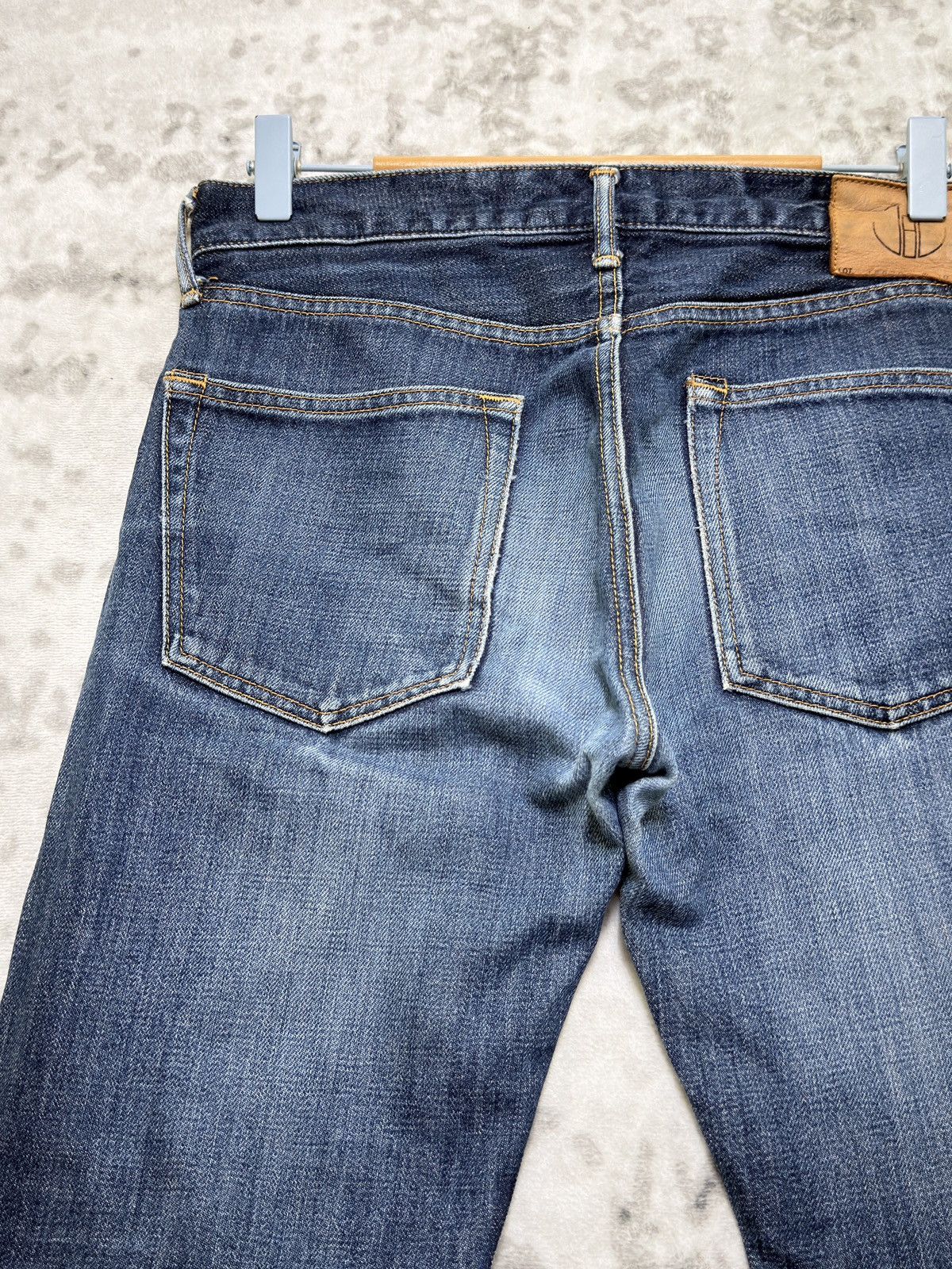Japan Blue Japan Blue Jeans Selvedge Slim Fit Washed Whiskered Jeans Size US 29 - 11 Thumbnail
