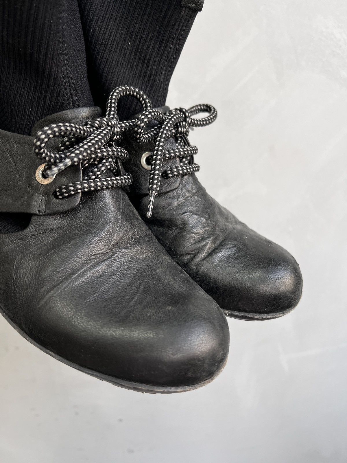 Trippen Rick owens style Leather Shoes Ankle Sock Boots Y2K Style Size US 7 / IT 37 - 3 Thumbnail