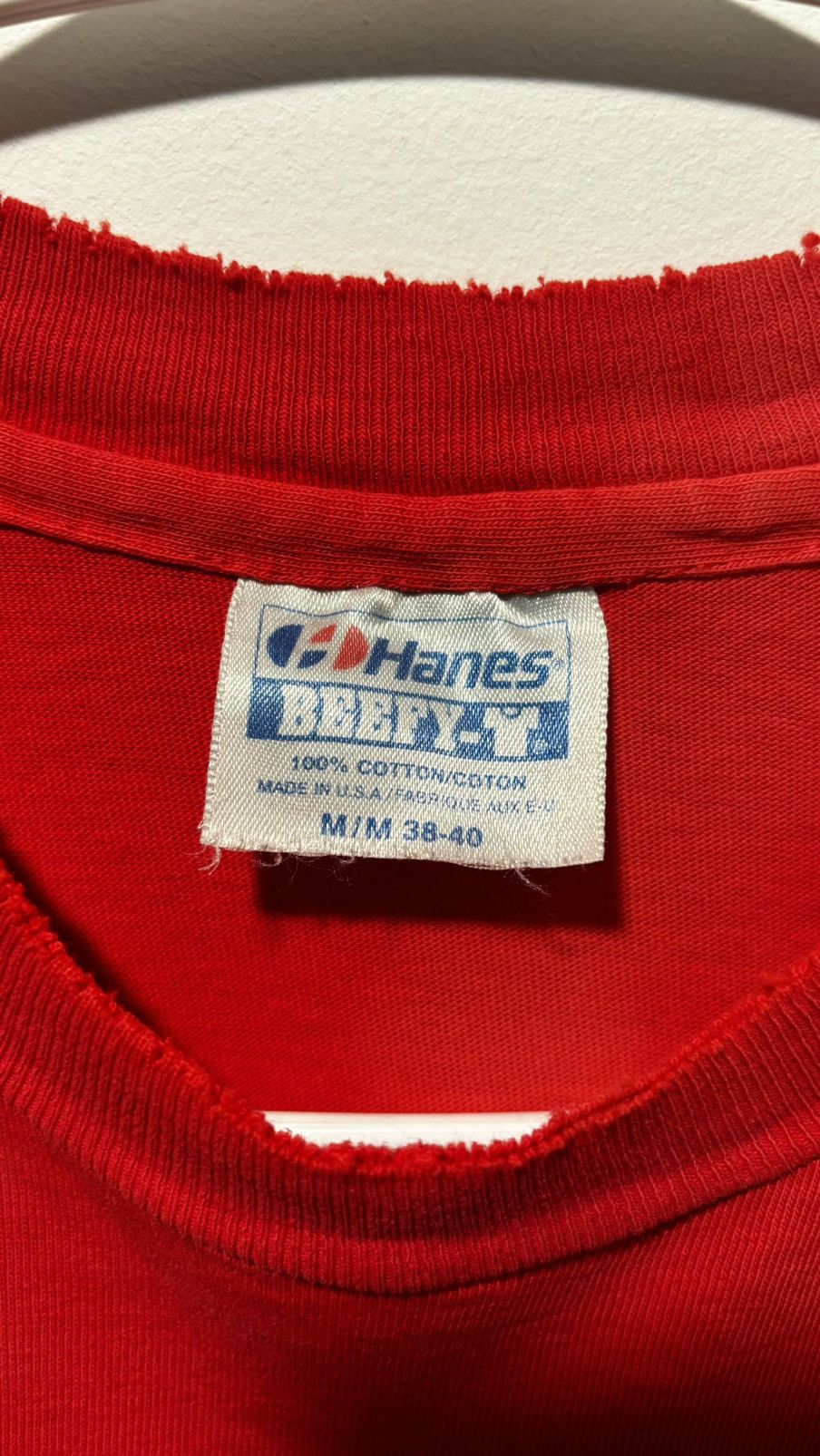 Hanes × Vintage Vintage Mo Hotta Mo Betta Hanes Beefy Tee Size US S / EU 44-46 / 1 - 4 Thumbnail