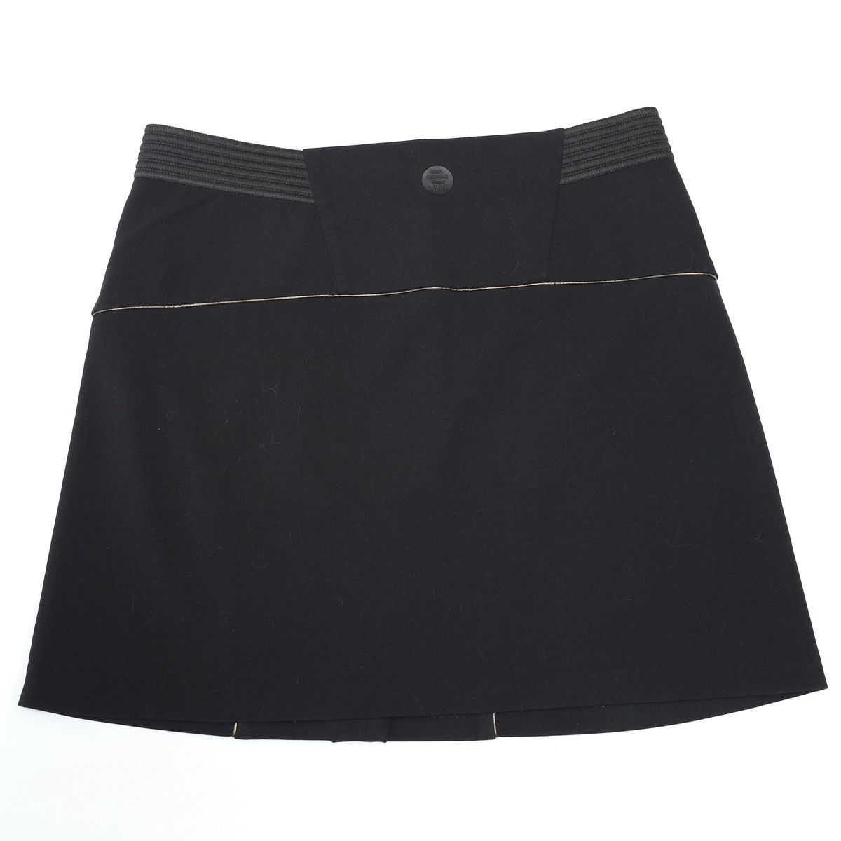 Cop Copine Cop Copine Ariane Jupe Black Skirt Zip Polyester Viscose Size 28" / US 6 / IT 42 - 9 Thumbnail