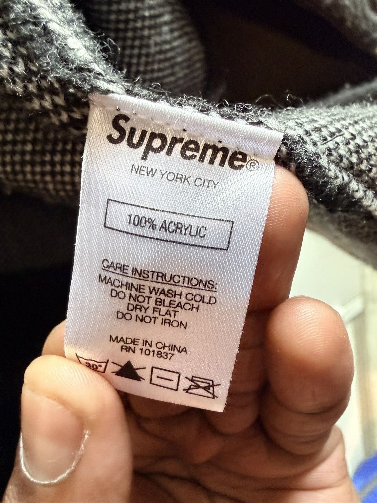 Supreme Supreme Brushed Checkerboard Cardigan Size US M / EU 48-50 / 2 - 4 Thumbnail
