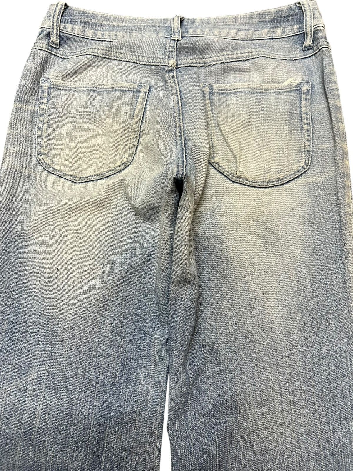 Japanese Brand Vintage Japanese Brand Flare Faded Denim Size US 29 - 7 Thumbnail
