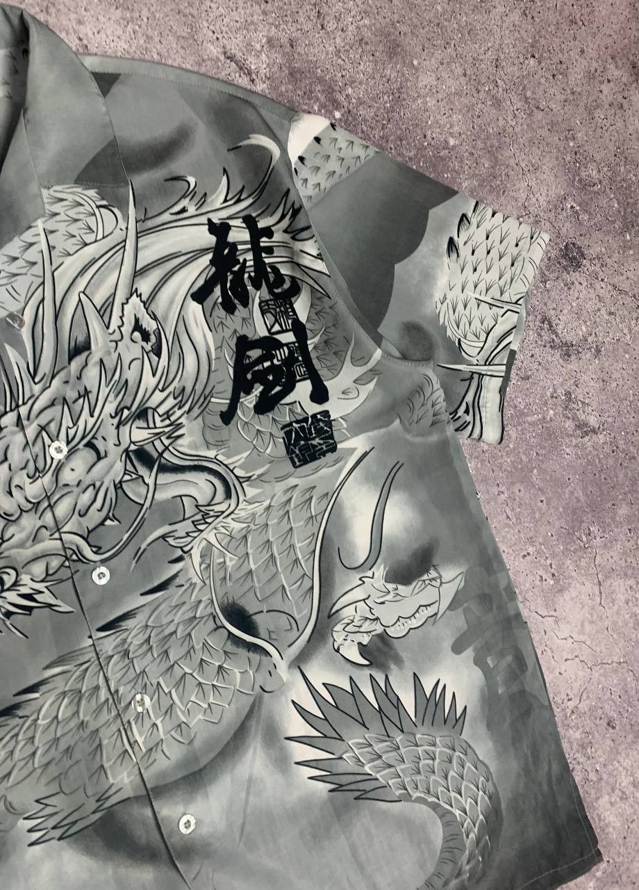 Japanese Brand Vintage shirt Dragon Fly Tattoo Style big logo size XL Size US XL / EU 56 / 4 - 3 Thumbnail