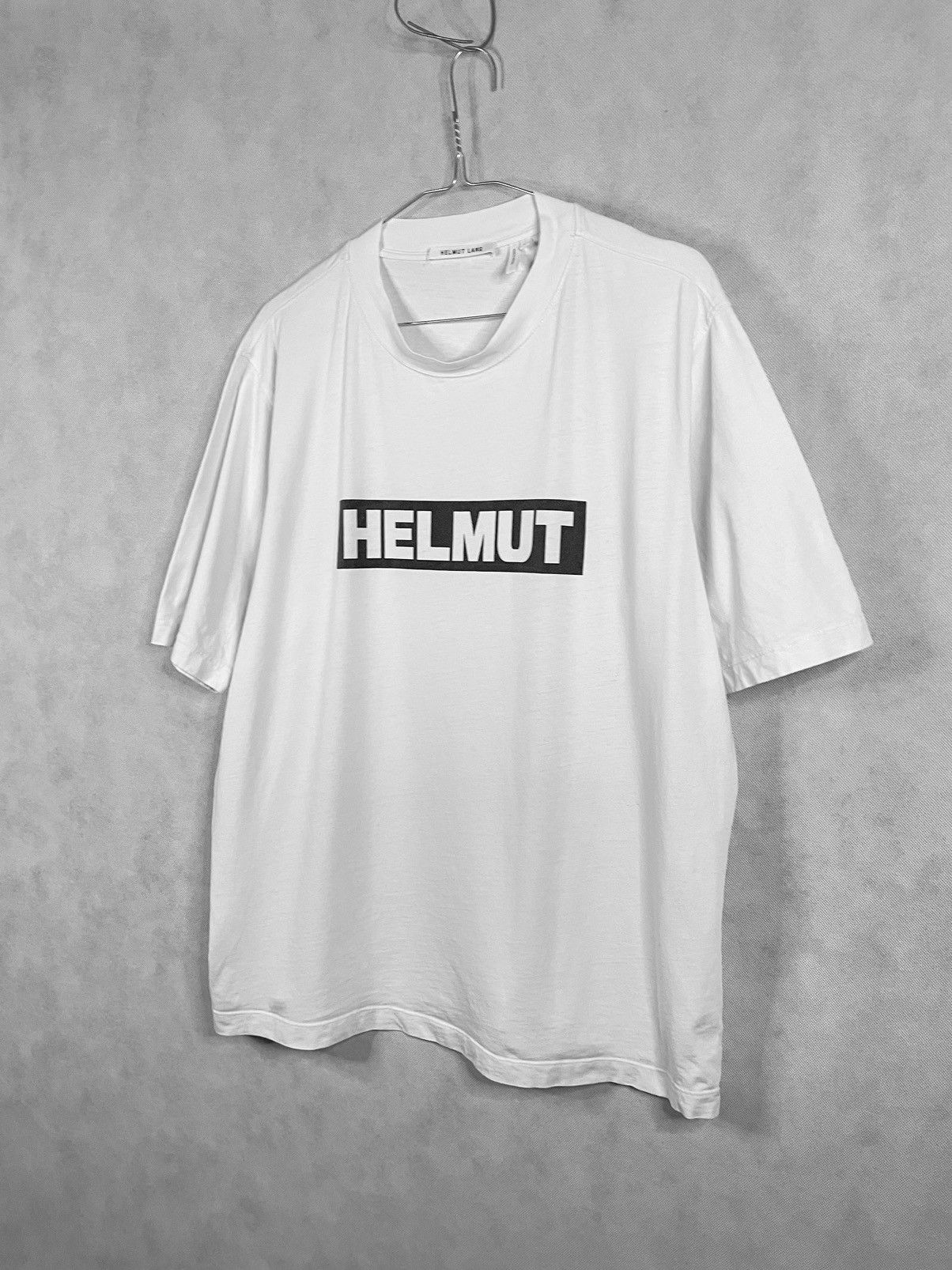 Designer Helmut Lang Big Logo Tee Tees T-shirt short sleeve Size US L / EU 52-54 / 3 - 2 Thumbnail