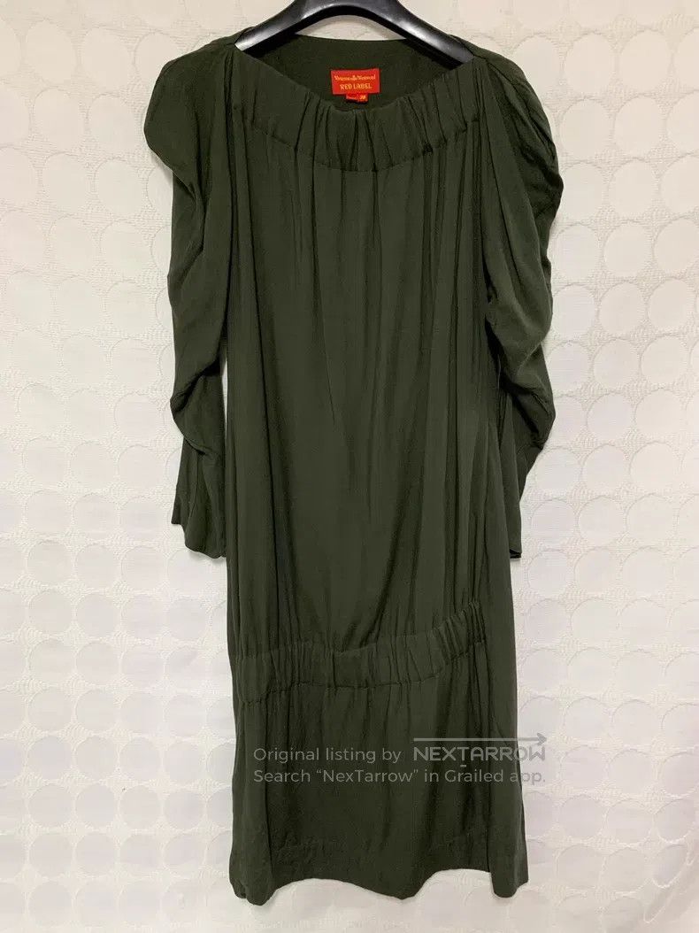 Vivienne Westwood Vivienne Westwood Military Green Asymmetric Shape Dress Size XS / US 0-2 / IT 36-38 - 4 Thumbnail