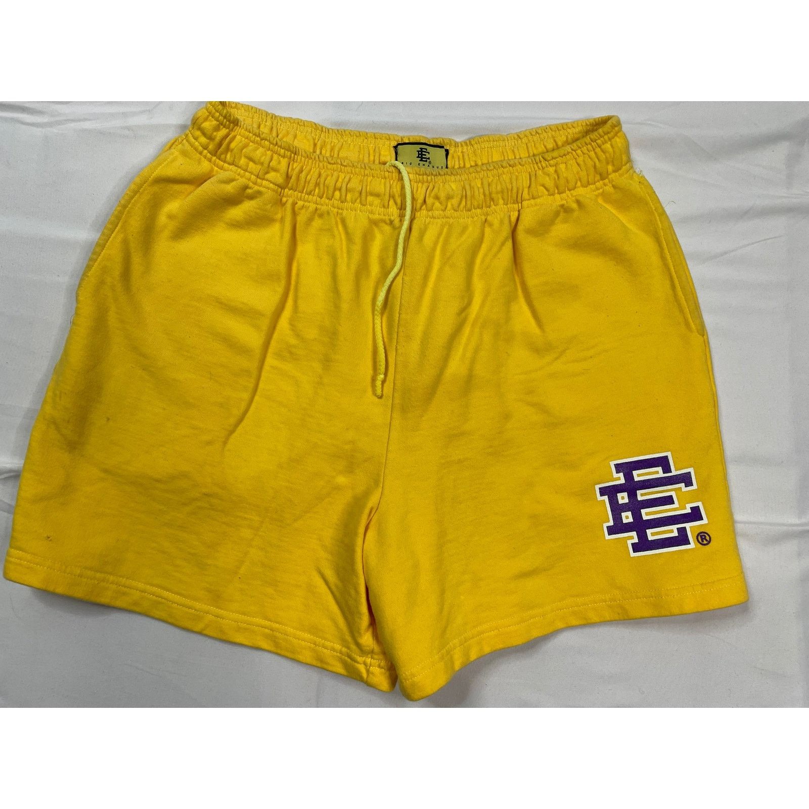 image of Eric Emanuel Yellow Shorts Size:xlarge Used, Men's (Size 38)