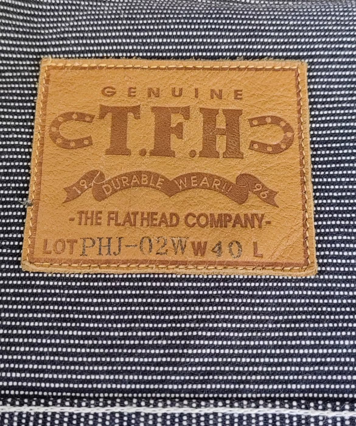 The Flat Head 2000s Flat Head Hickory Striped Work Jacket Size US M / EU 48-50 / 2 - 7 Thumbnail