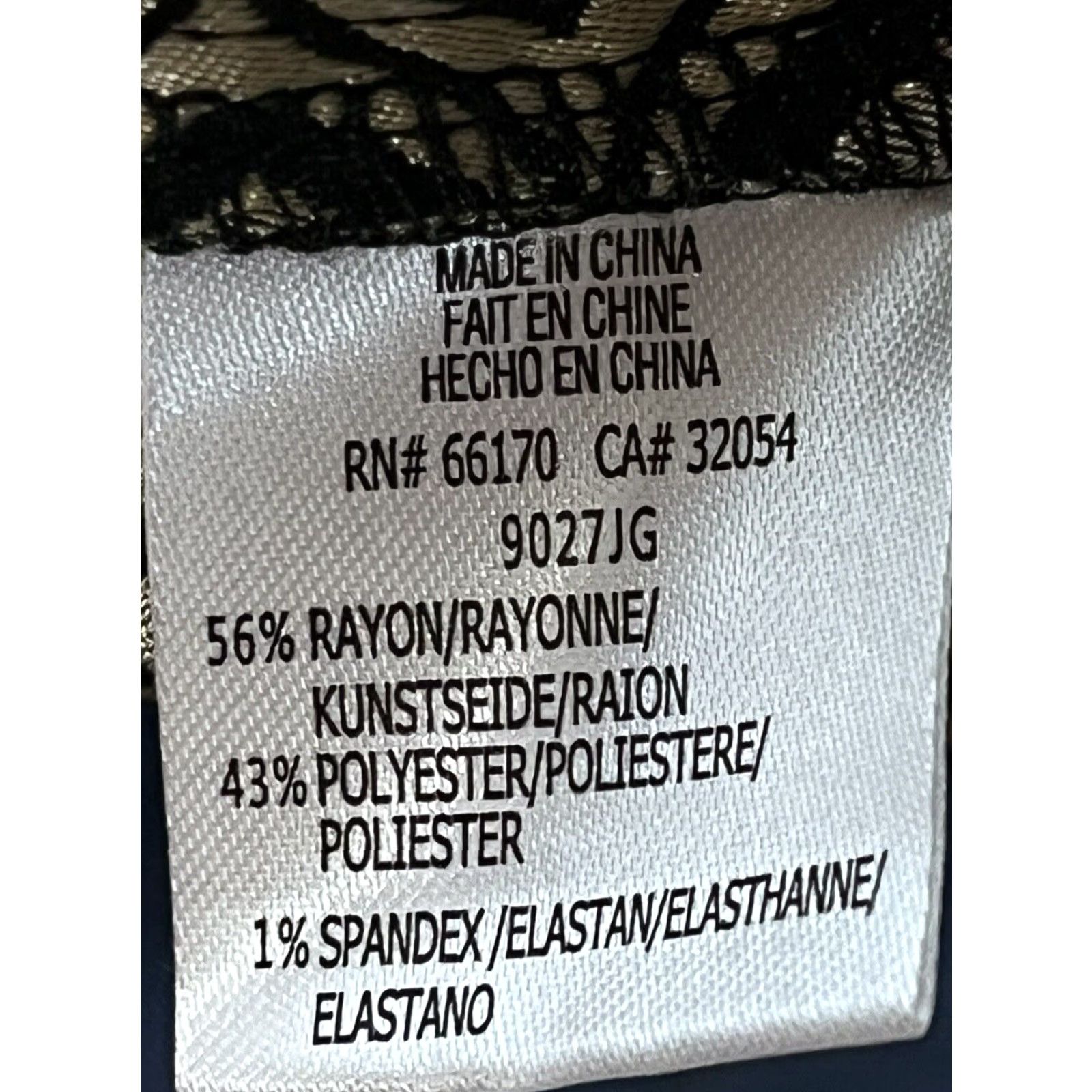 Anthropologie Anthropologie Larkin Jacquard Tapered Pants Sz L Black Gold Pull On Women Size 36" / US 14 / IT 50 - 8 Thumbnail