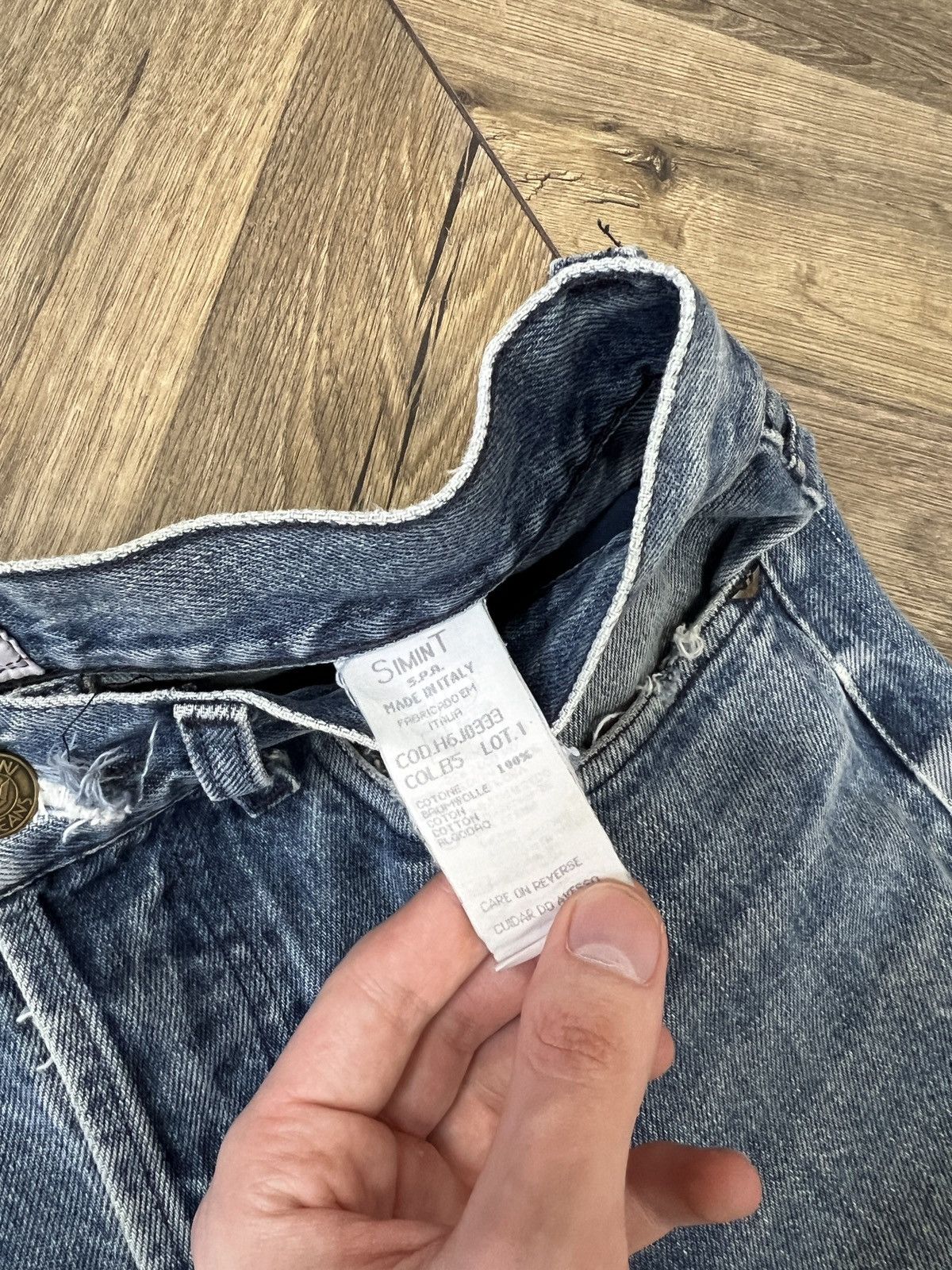 Armani × Emporio Armani × Vintage Vintage Armani Denim Blue Streetwear Jeans Size US 30 / EU 46 - 13 Thumbnail