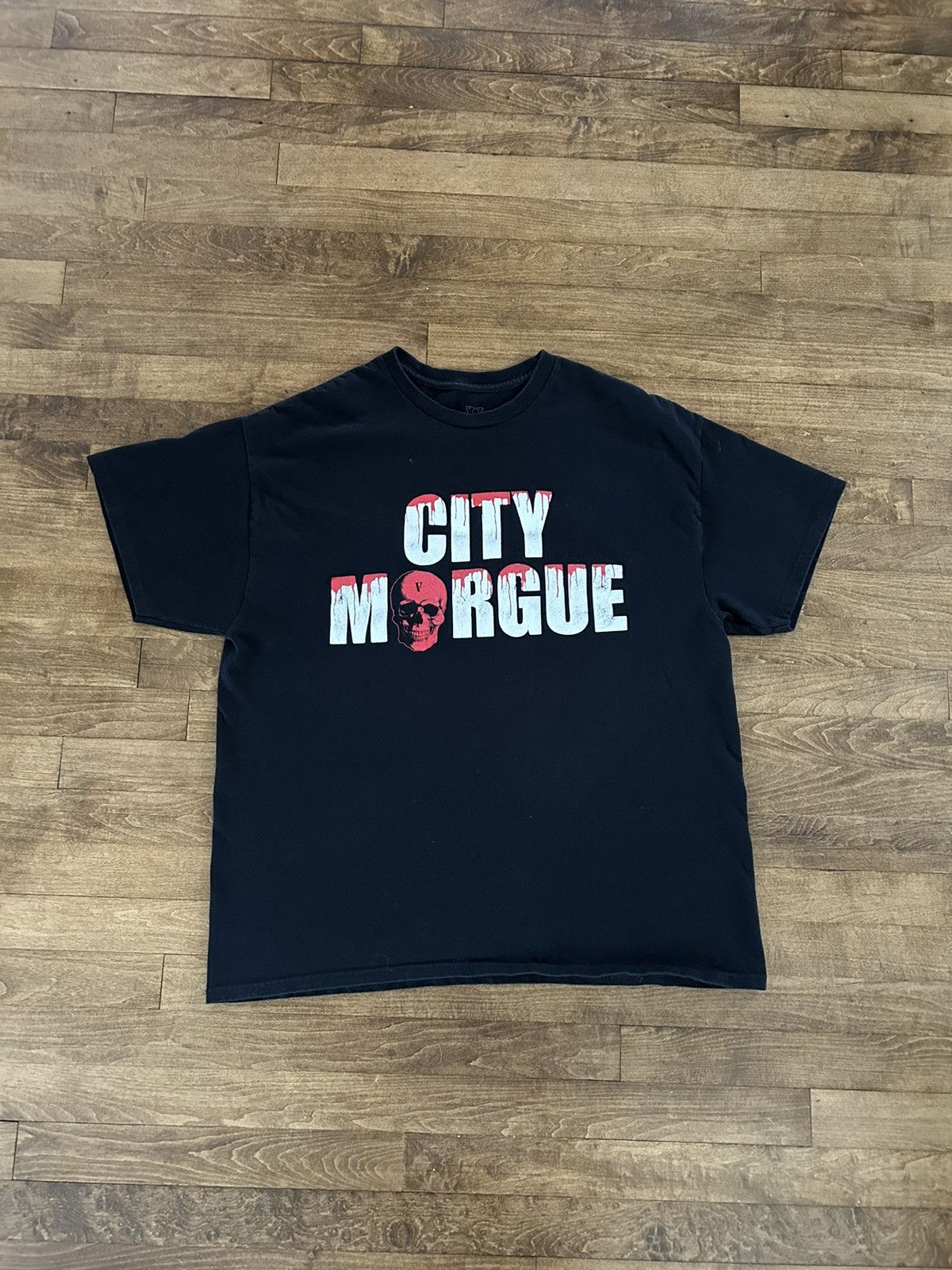 VLONE x City Morgue Bark White Long 2024 Sleeve T-shirt