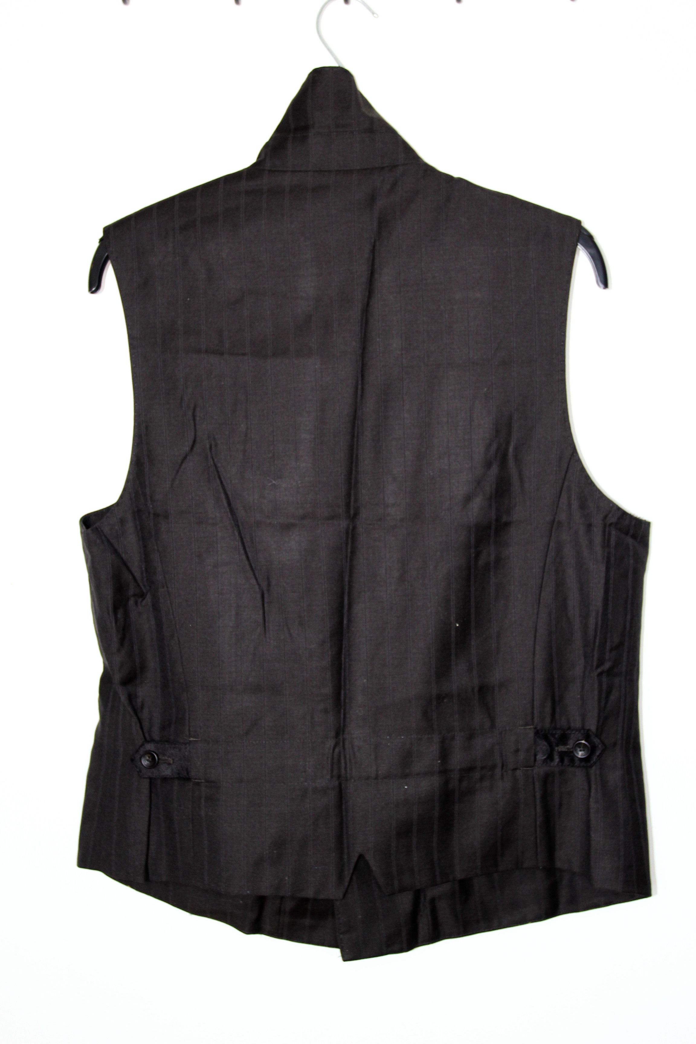 John Galliano JOHN GALLIANO STRIPED VIRGIN WOOL VEST 52 Size US L / EU 52-54 / 3 - 2 Thumbnail