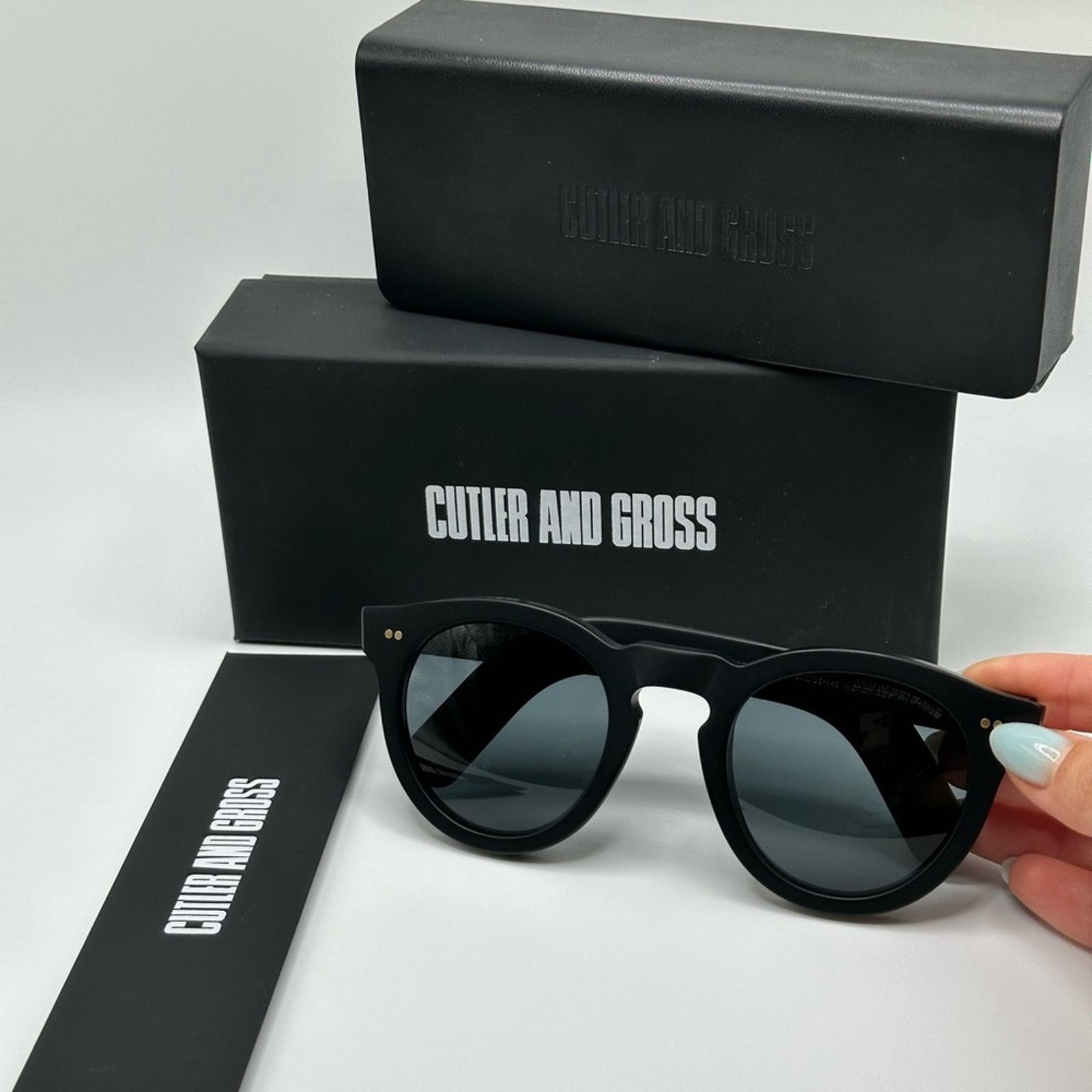 Cutler and Gross BRAND NEW CUTLER AND GROSS CG0734S MB Matte Black Unisex Size ONE SIZE - 9 Thumbnail