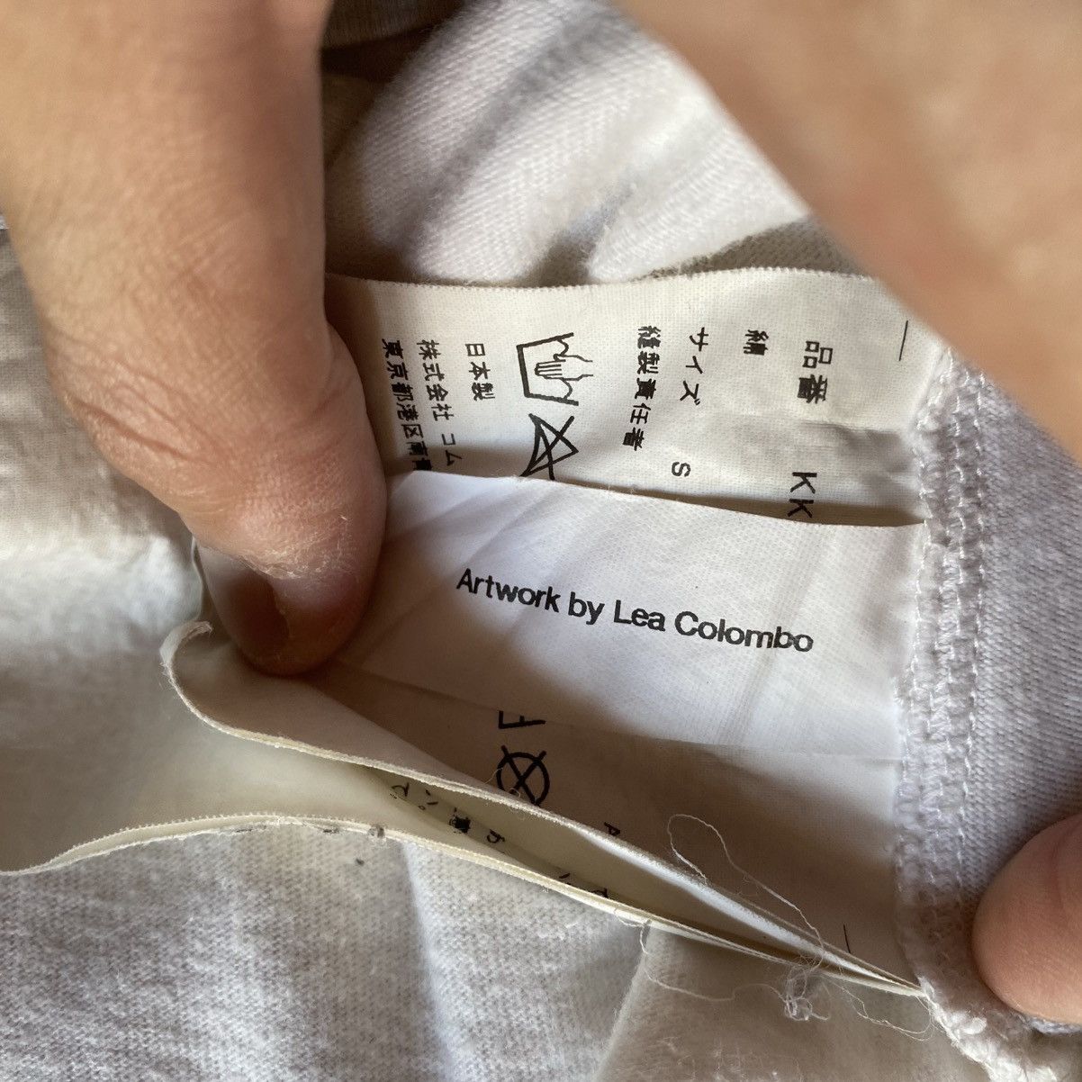 Comme des Garcons Logo Boxy Fit T Shirt By Lea Colombo Size US S / EU 44-46 / 1 - 6 Thumbnail