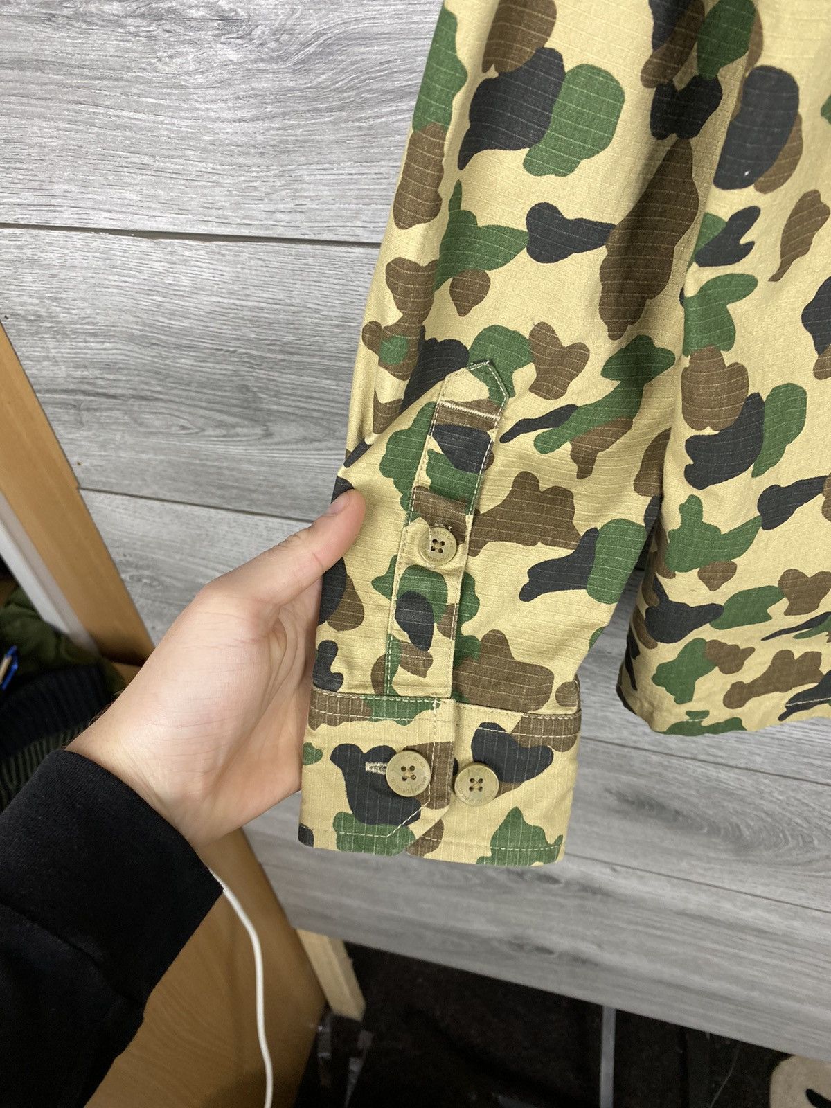 Dickies Mens Vintage Dickies Camo Light Coach Jacket Button Up Size US M / EU 48-50 / 2 - 19 Thumbnail