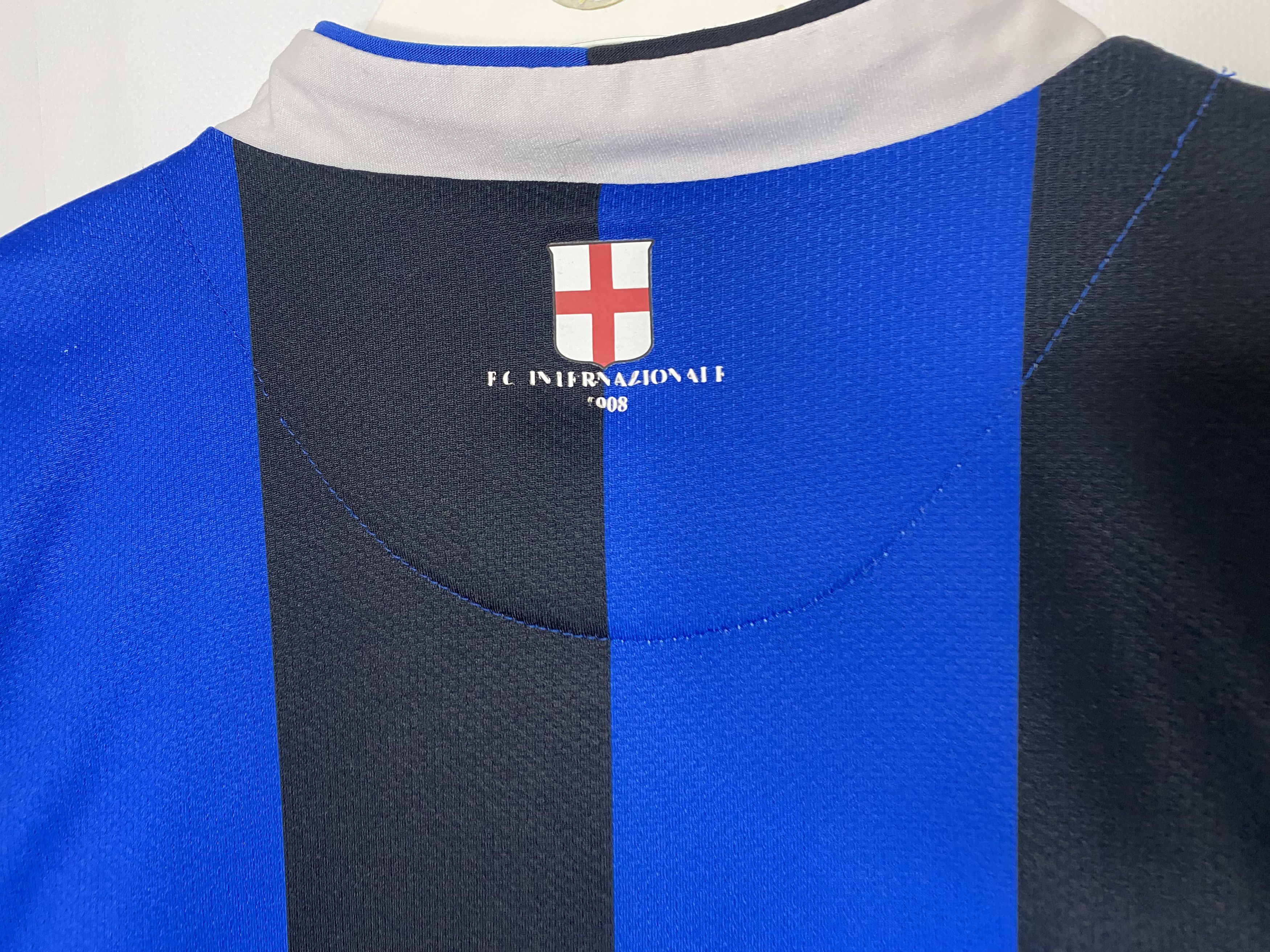 Nike INTER MILAN 2006 2007 HOME FOOTBALL SHIRT SOCCER JERSEY Size US S / EU 44-46 / 1 - 3 Thumbnail