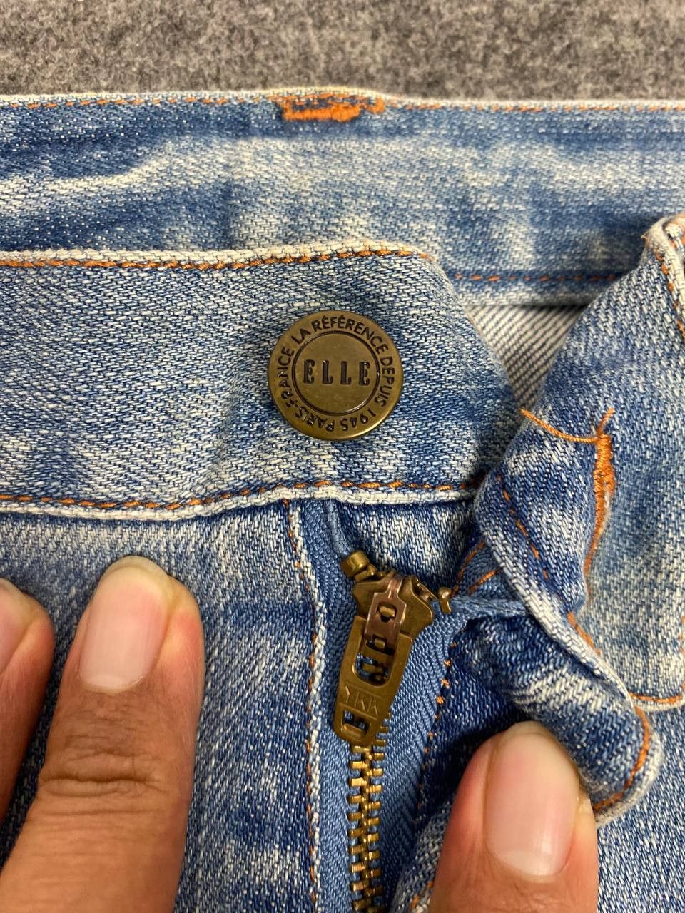 Japanese Brand elle paris skinny distressed denim nice design Size 32" / US 10 / IT 46 - 12 Thumbnail