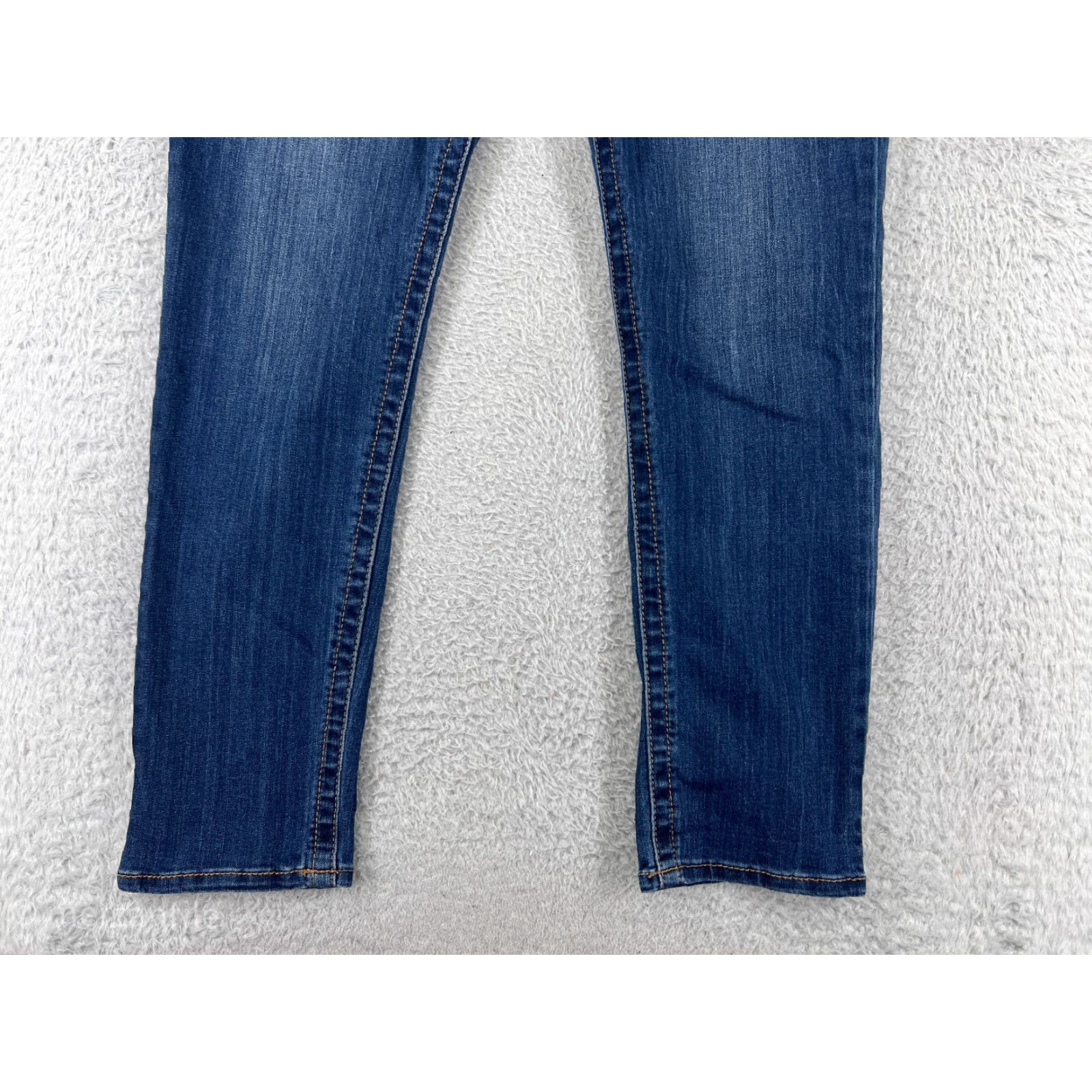 7 For All Mankind 7 For All Mankind Jeans Womens 16 Blue High Rise Skinny Embroidered Cotton Blend Size 38" / US 16 / IT 52 - 5 Thumbnail