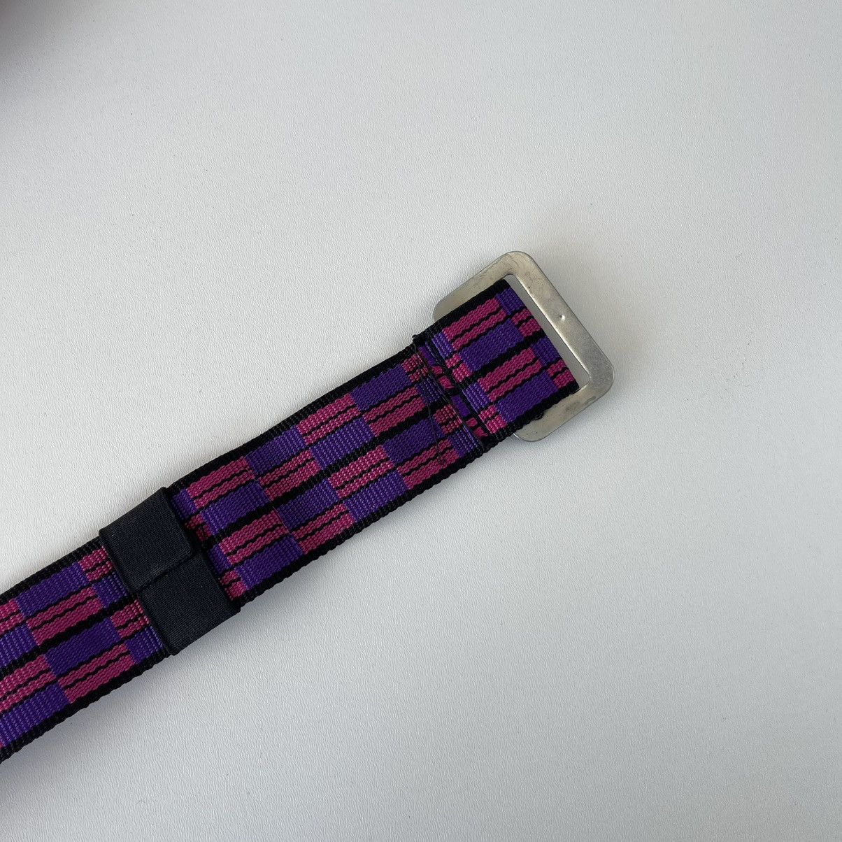 Mammut Mammut Vintage 90’s Cotton Belt Purple/Pink/Black Outdoor Size ONE SIZE - 5 Thumbnail